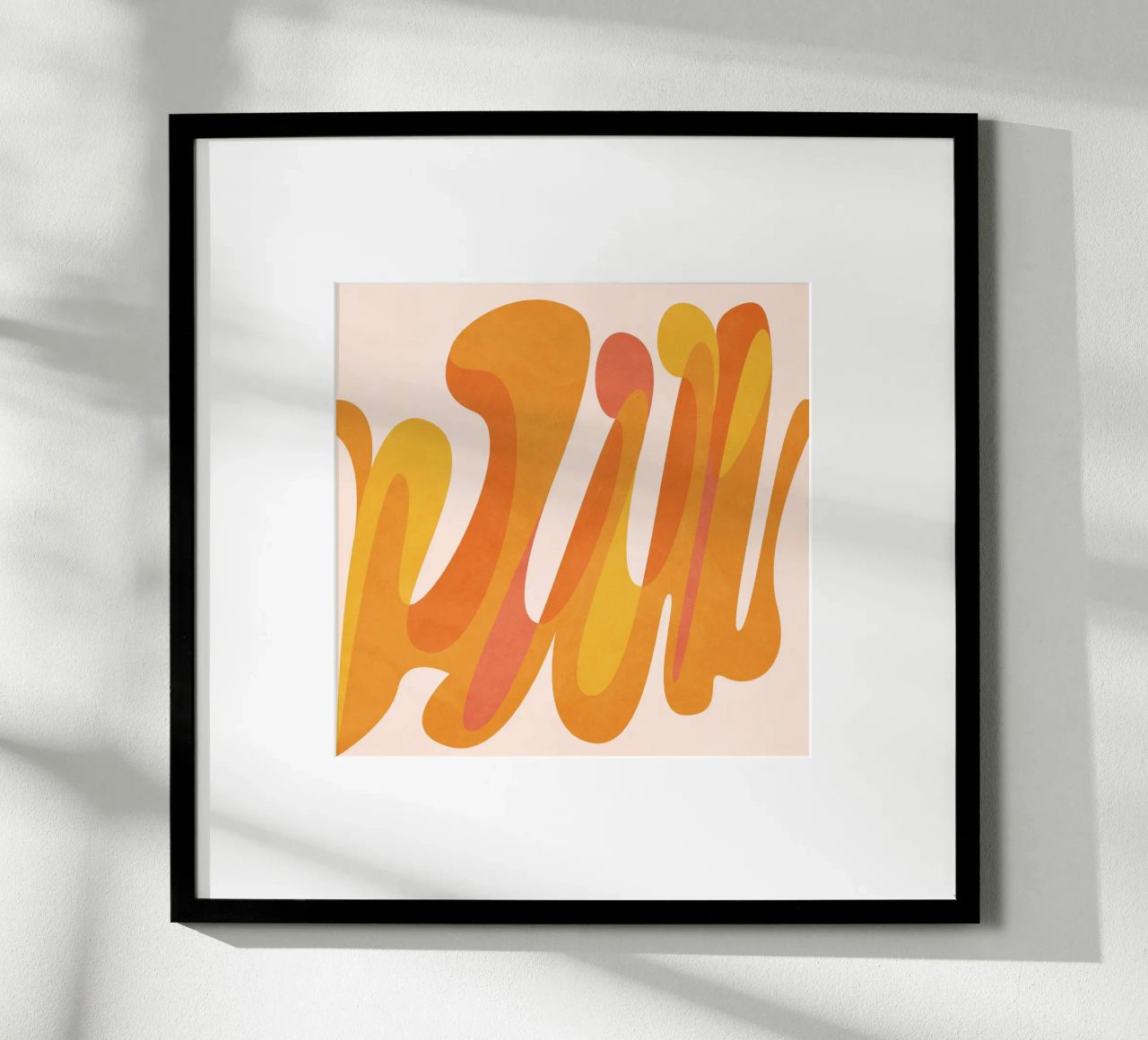 Orange Game Poster von lovely lines