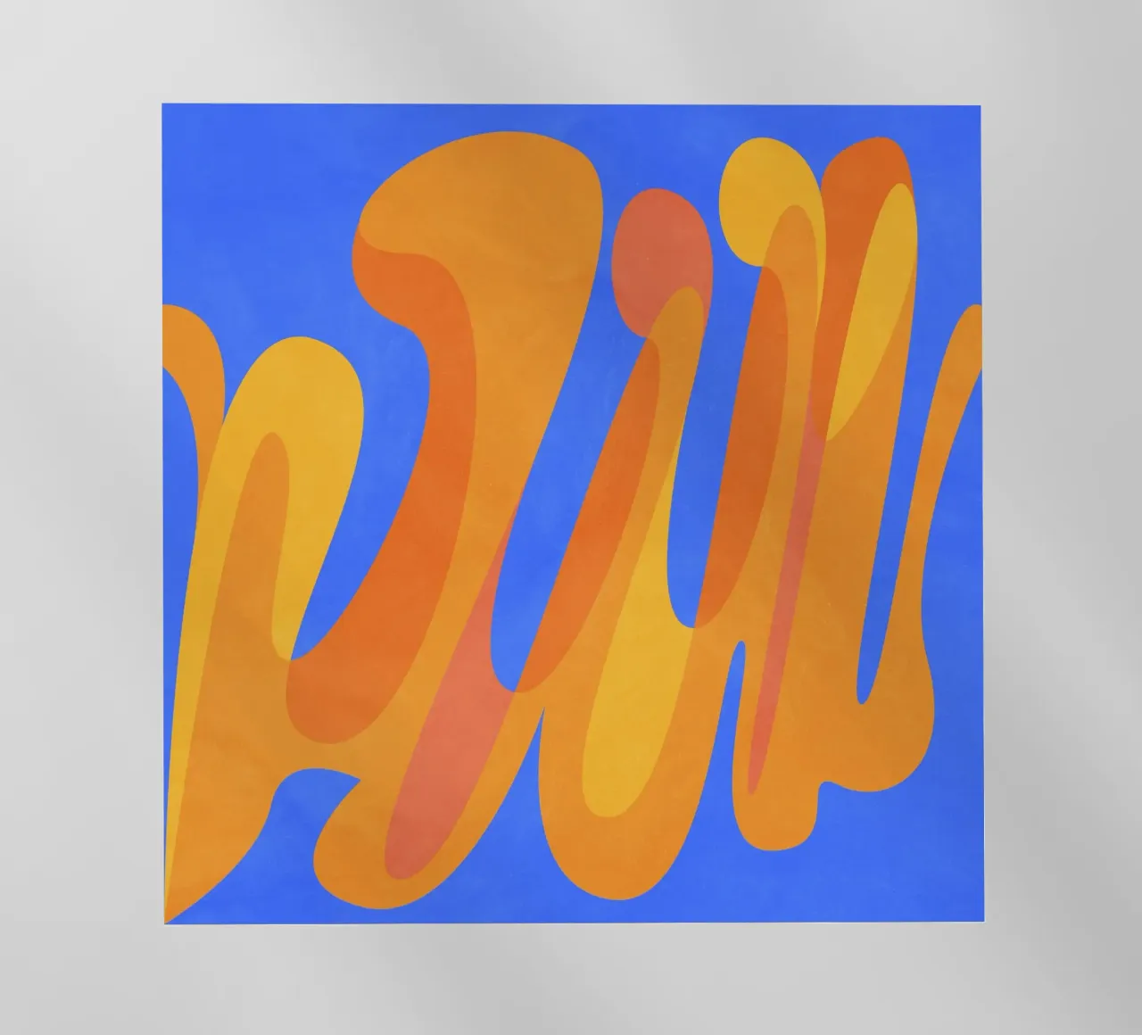 orange blues pellicola backlit da Abstract 888