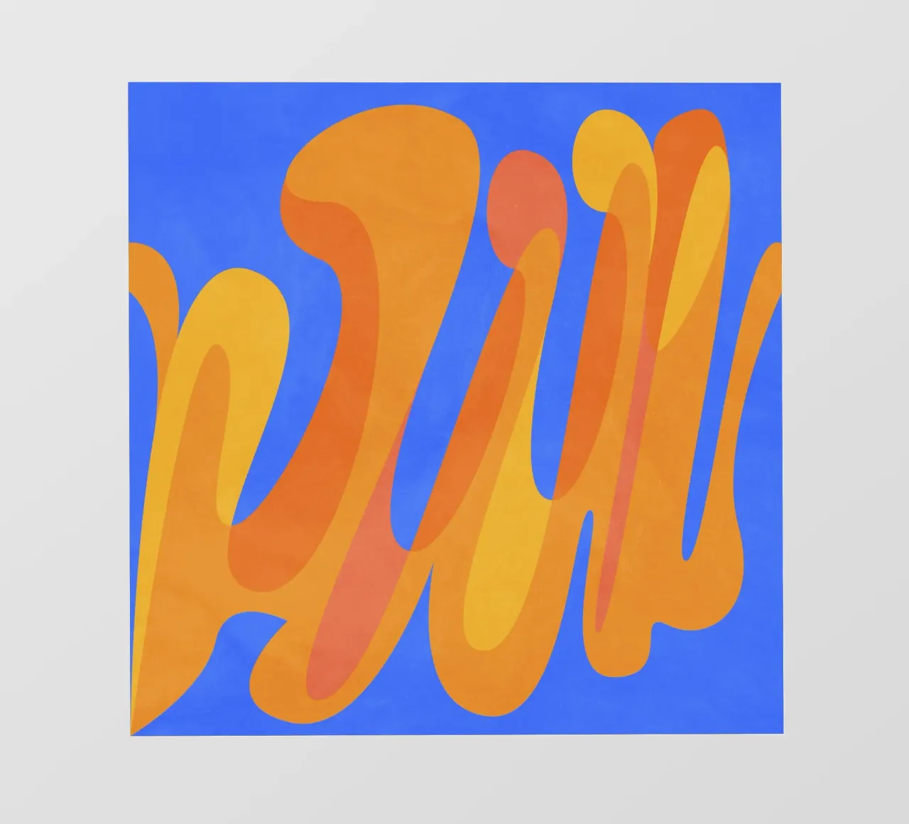 orange blues pellicola backlit da Abstract 888