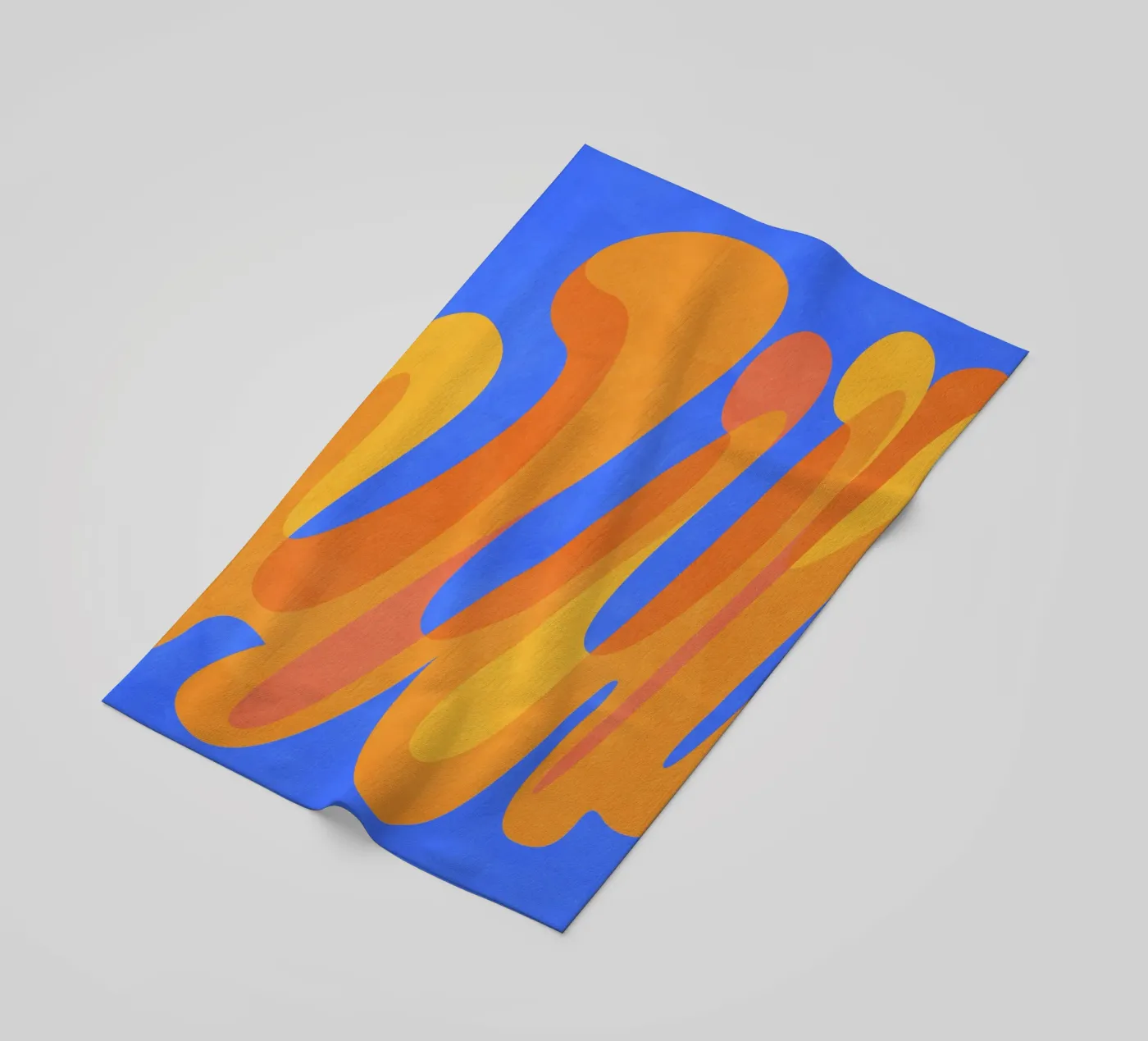 orange blues telo mare da Abstract Joy