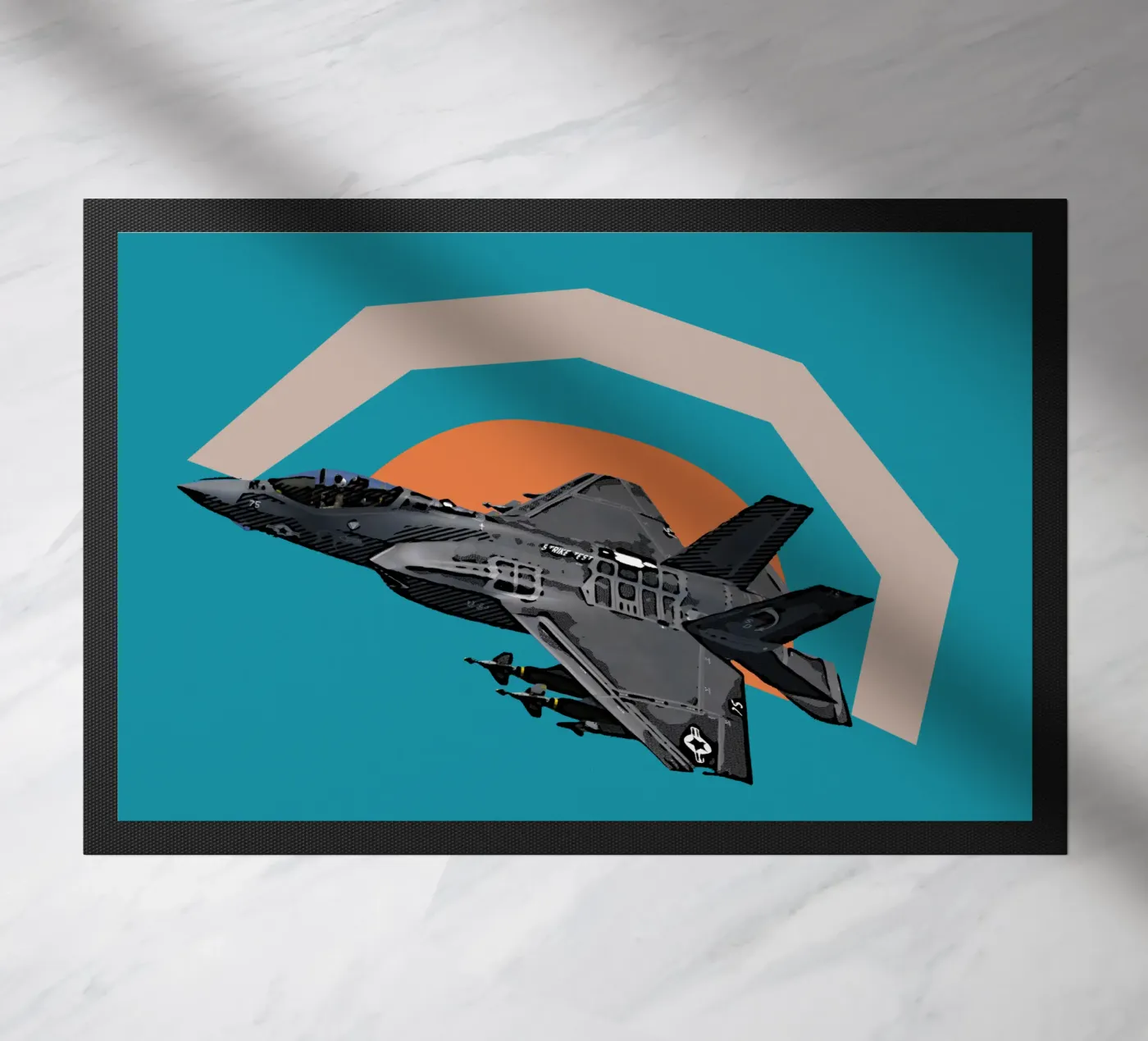 F-35C doormat by Gunawan Rb