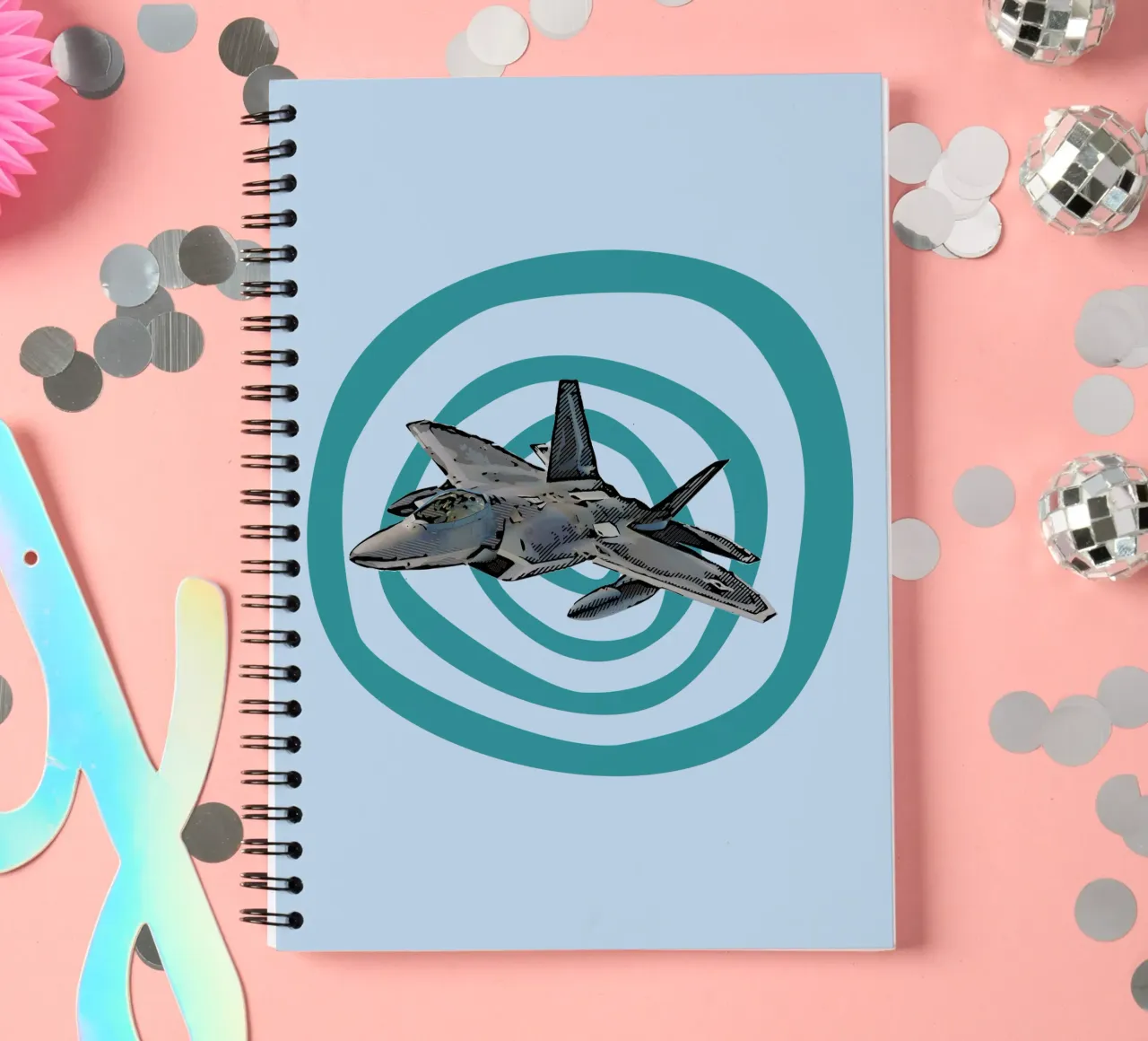 FA 18 Super Hornet spiral notebook by Gunawan Rb