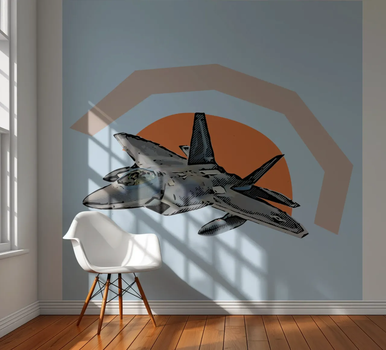 FA-18 fotobehang van Gunawan Rb