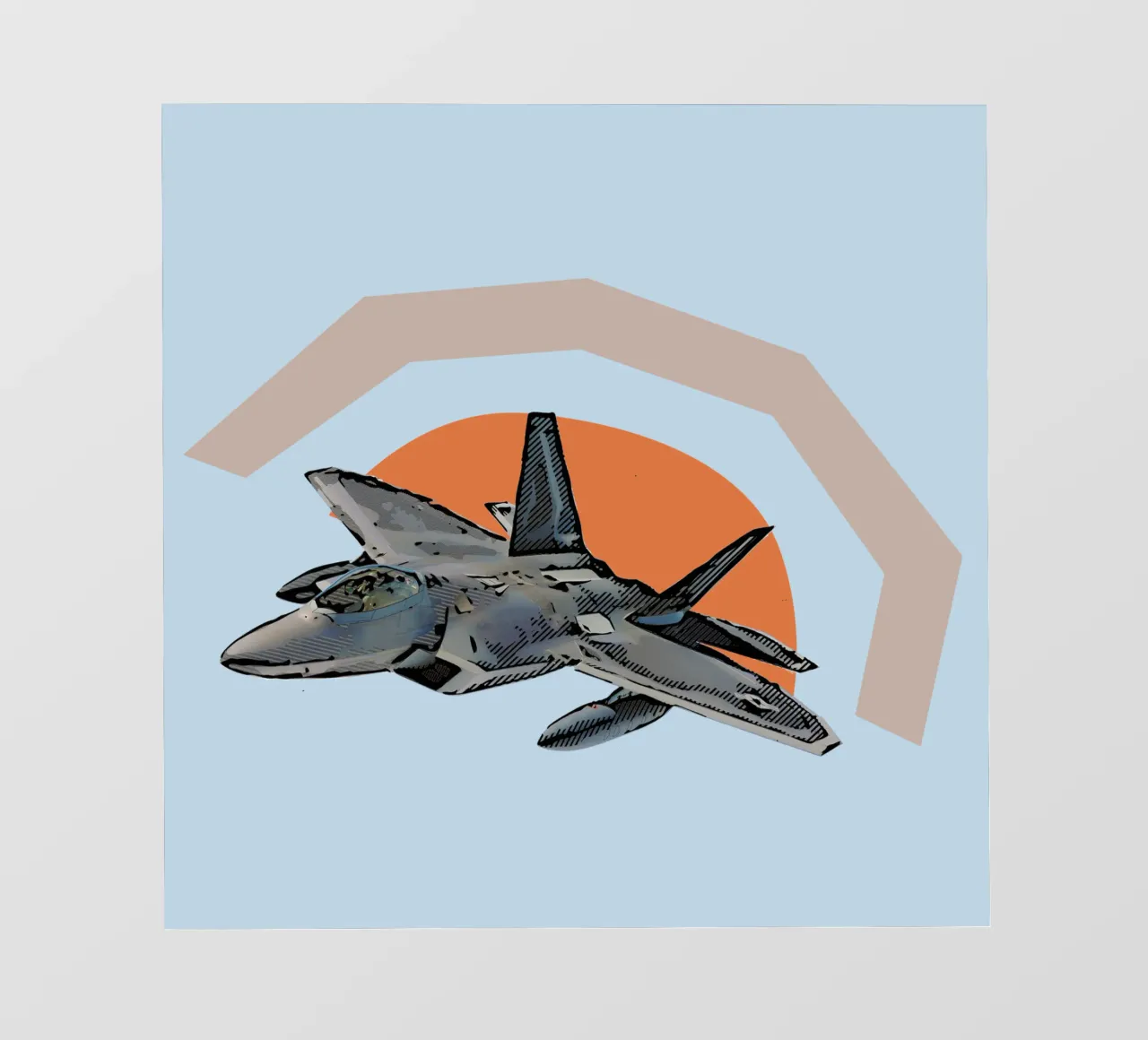 FA-18 fotobehang van Gunawan Rb