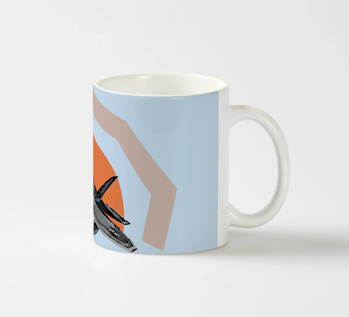 FA-18 ceramic mug by Gunawan Rb