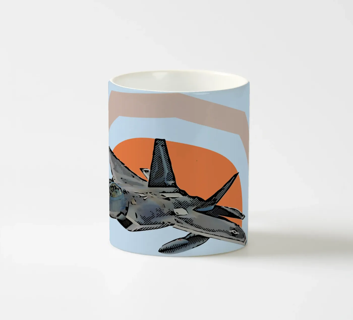 FA-18 ceramic mug by Gunawan Rb