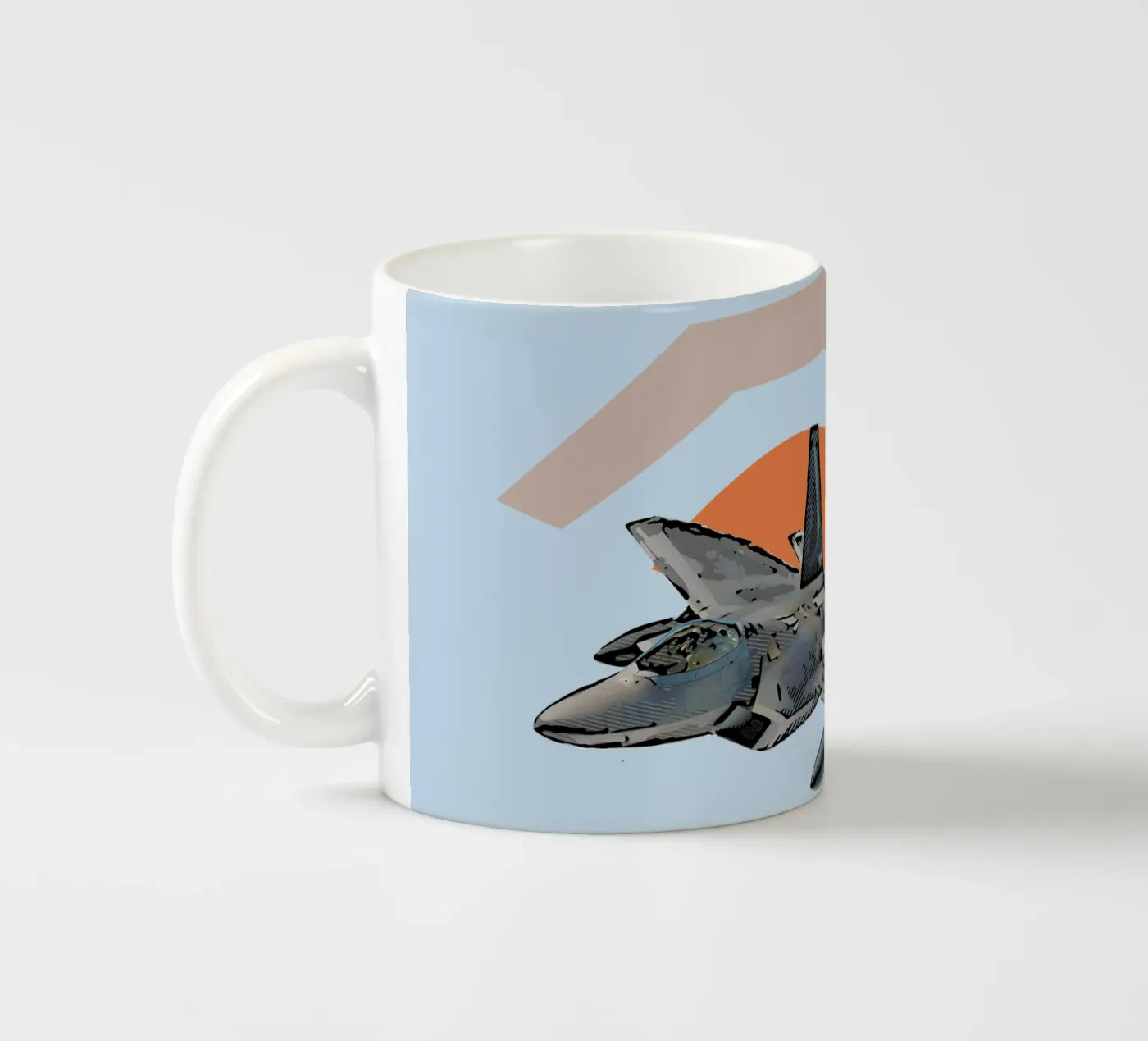 FA-18 ceramic mug by Gunawan Rb