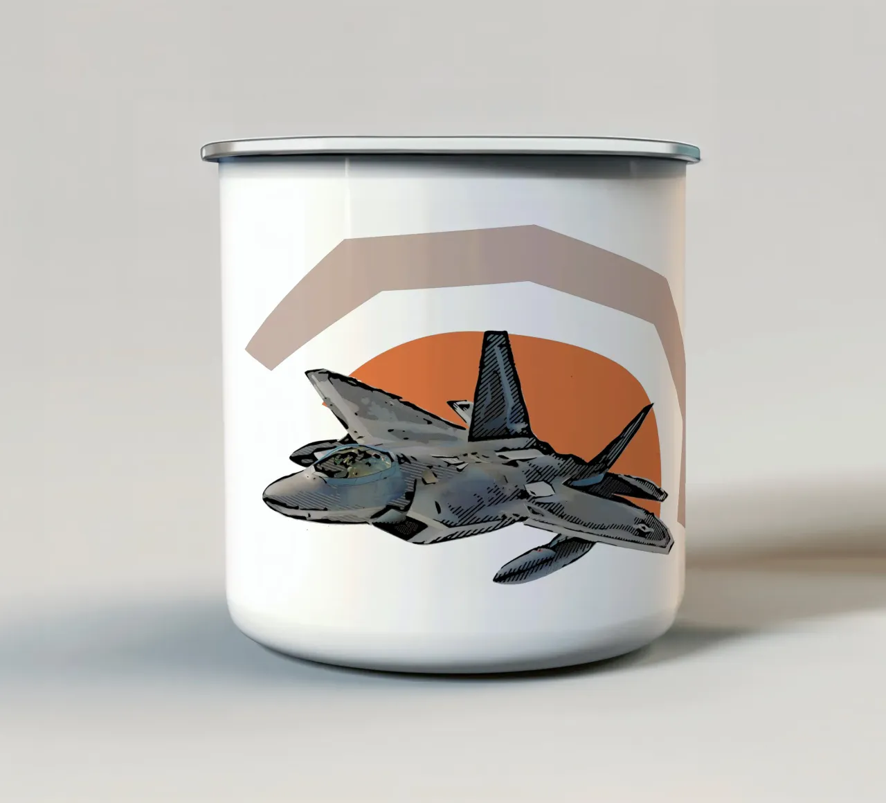 FA-18 tazza in smalto da Gunawan Rb