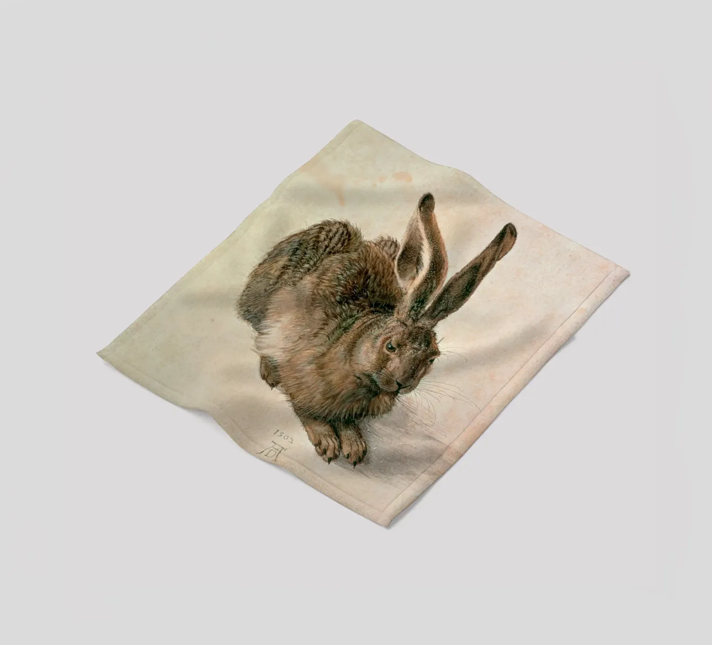 Dürer - Hare fleece blanket by ARTOTHEK