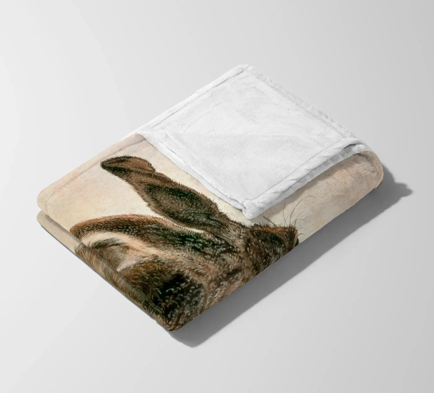 Dürer - Hare fleece blanket by ARTOTHEK