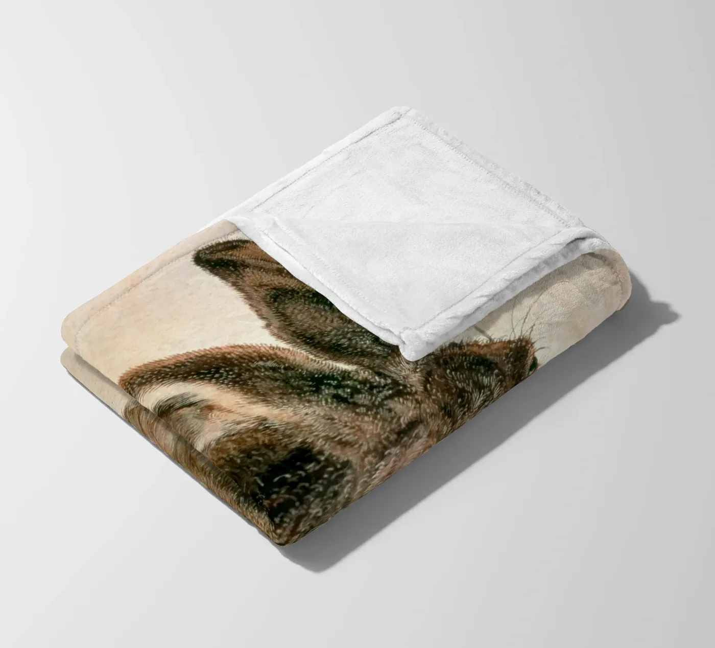 Dürer - Hare fleece blanket by ARTOTHEK