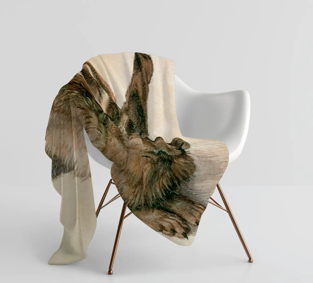 Dürer - Hase Fleecedecke von ARTOTHEK