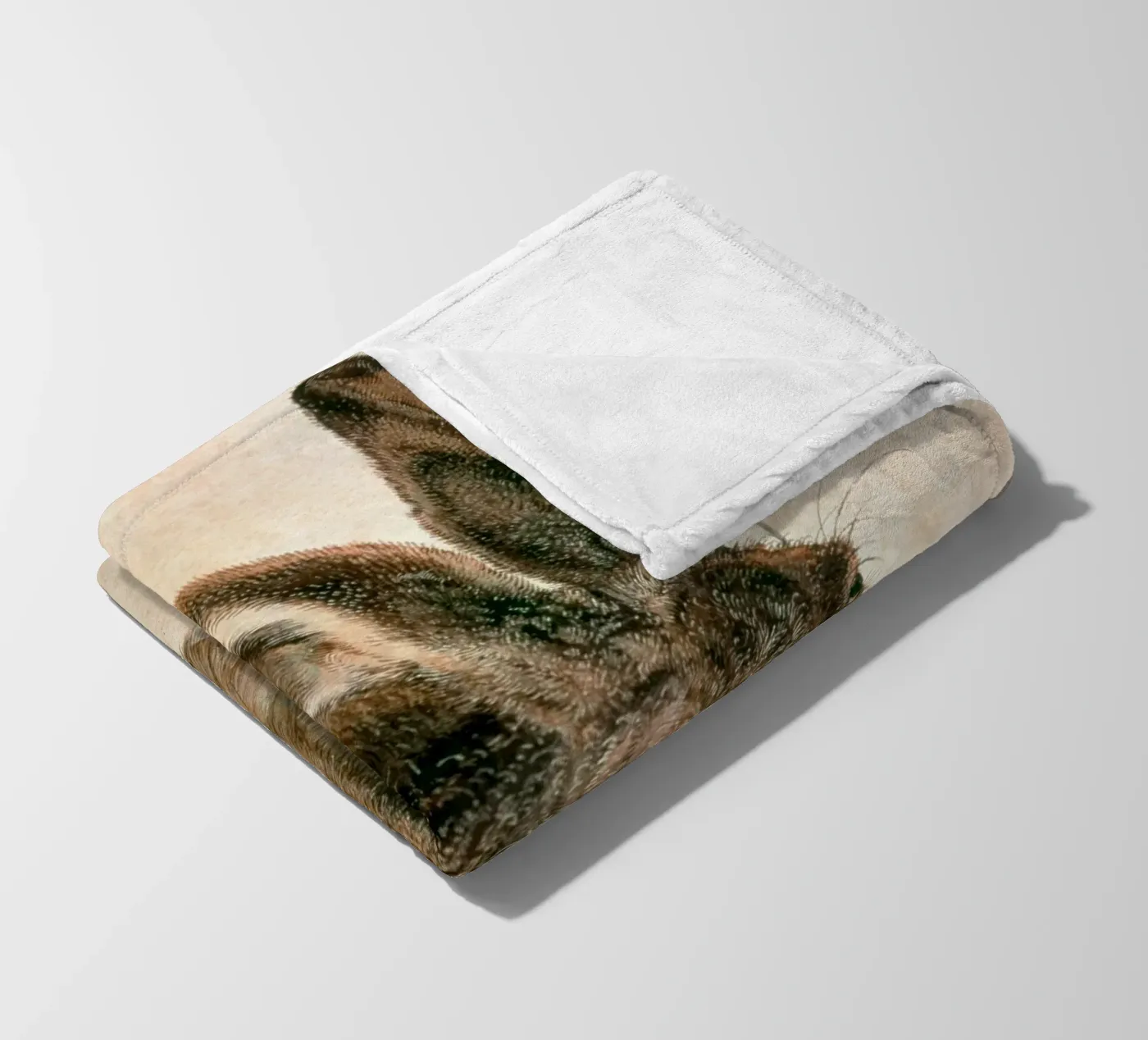 Dürer - Hare fleece blanket by ARTOTHEK
