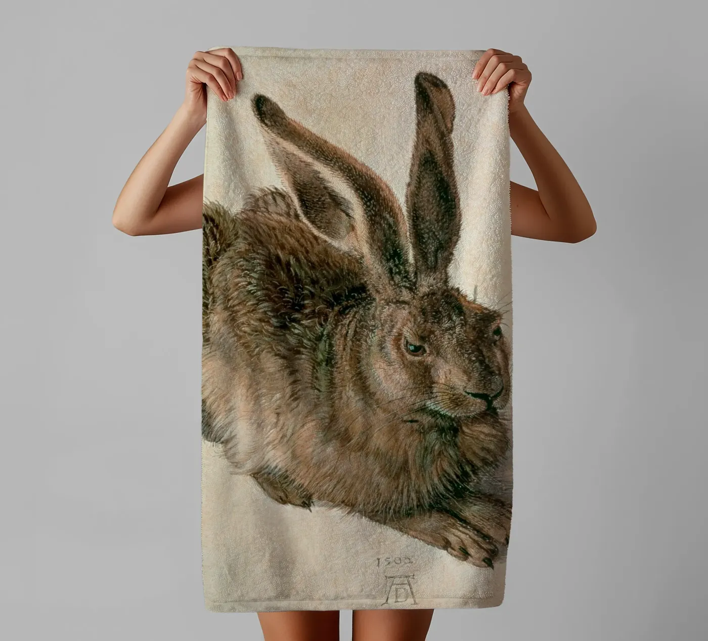 Dürer - Hare towel by ARTOTHEK