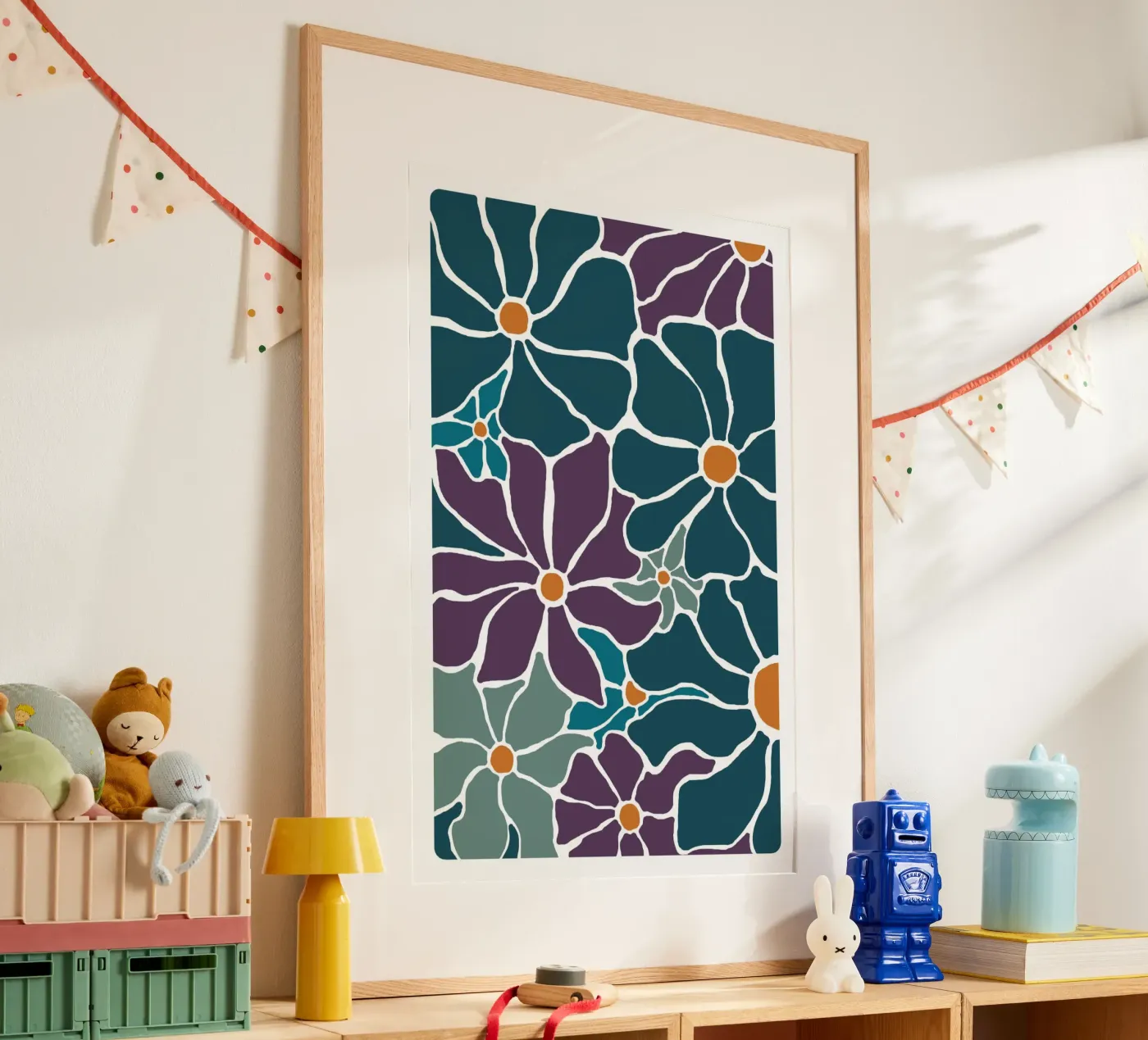 Fleur-violet-1 poster van alexiableu