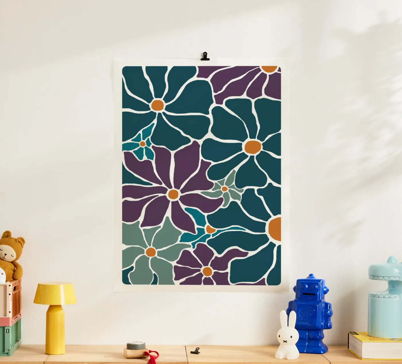 Fleur-violet-1 poster van alexiableu