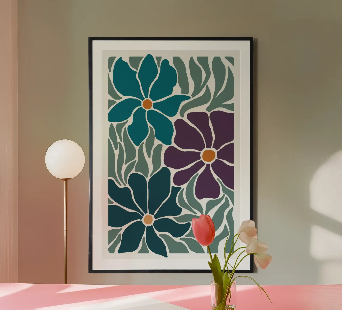 Fleur-violet-2 poster by alexiableu