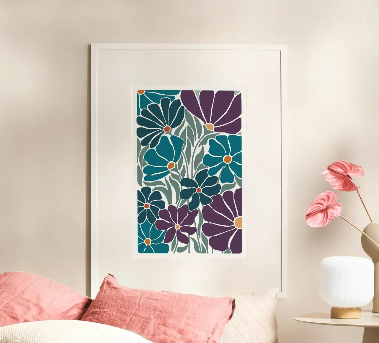 Fleur-violet-3 poster by alexiableu