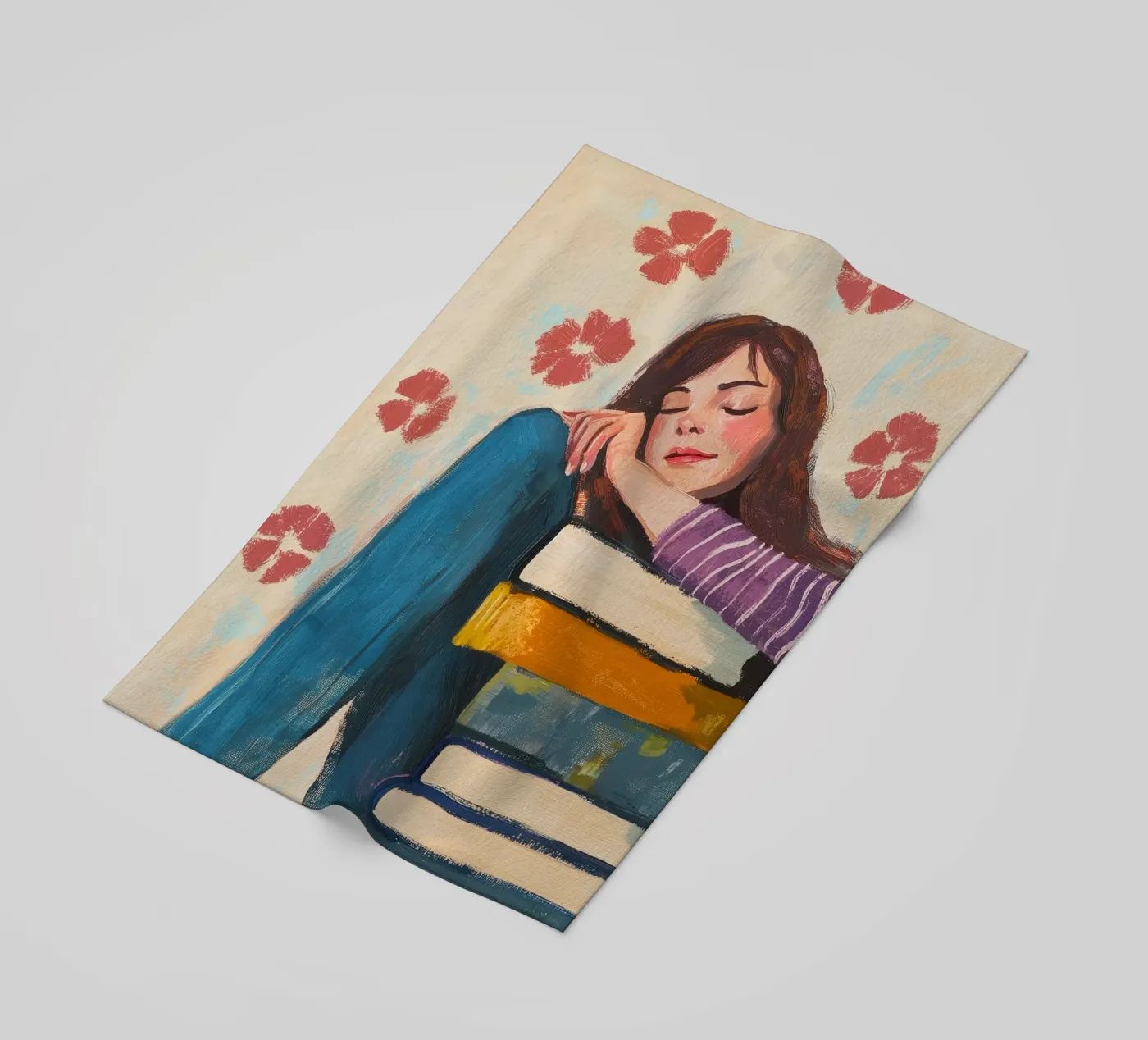Between Chapters strandhanddoek van Freya