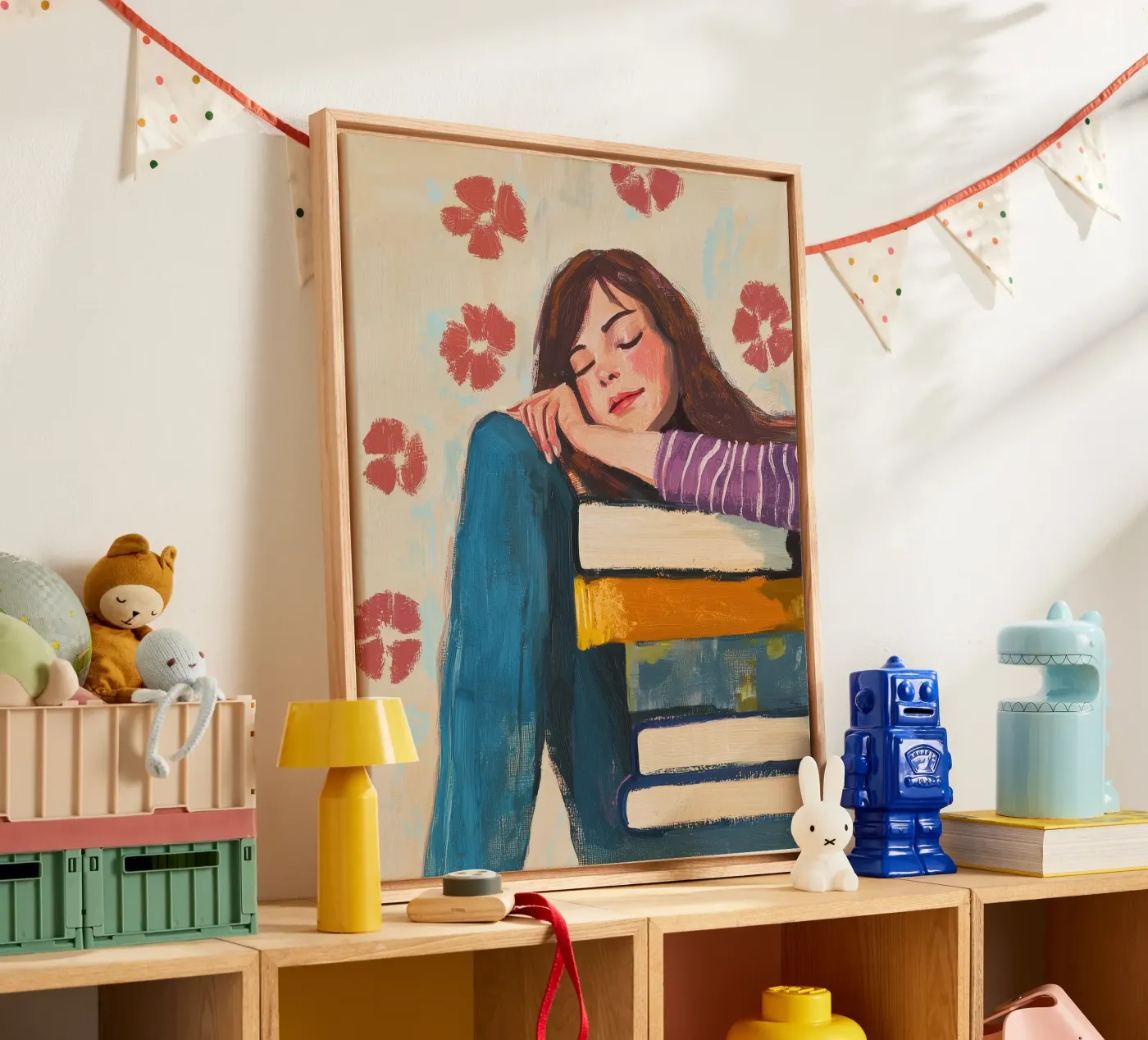 Between Chapters canvas van Freya