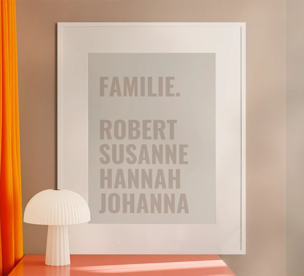 Family names Poster von pv design