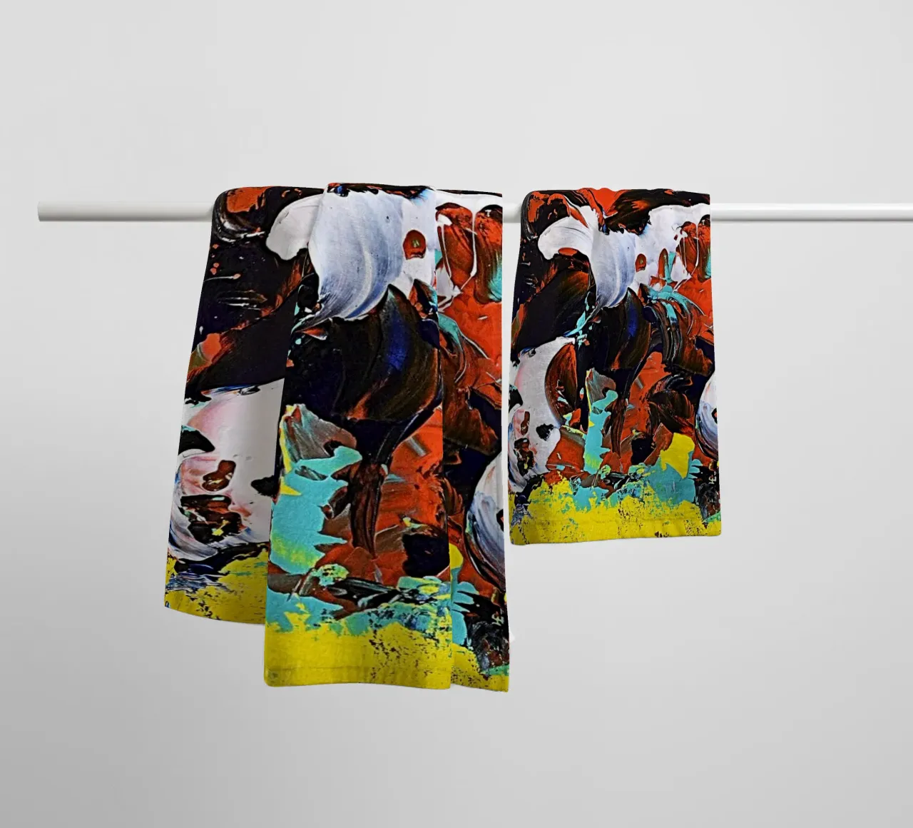 IDEAL GIFT 20 asciugamano da bagno da Thierry Vobmann Abstract painting