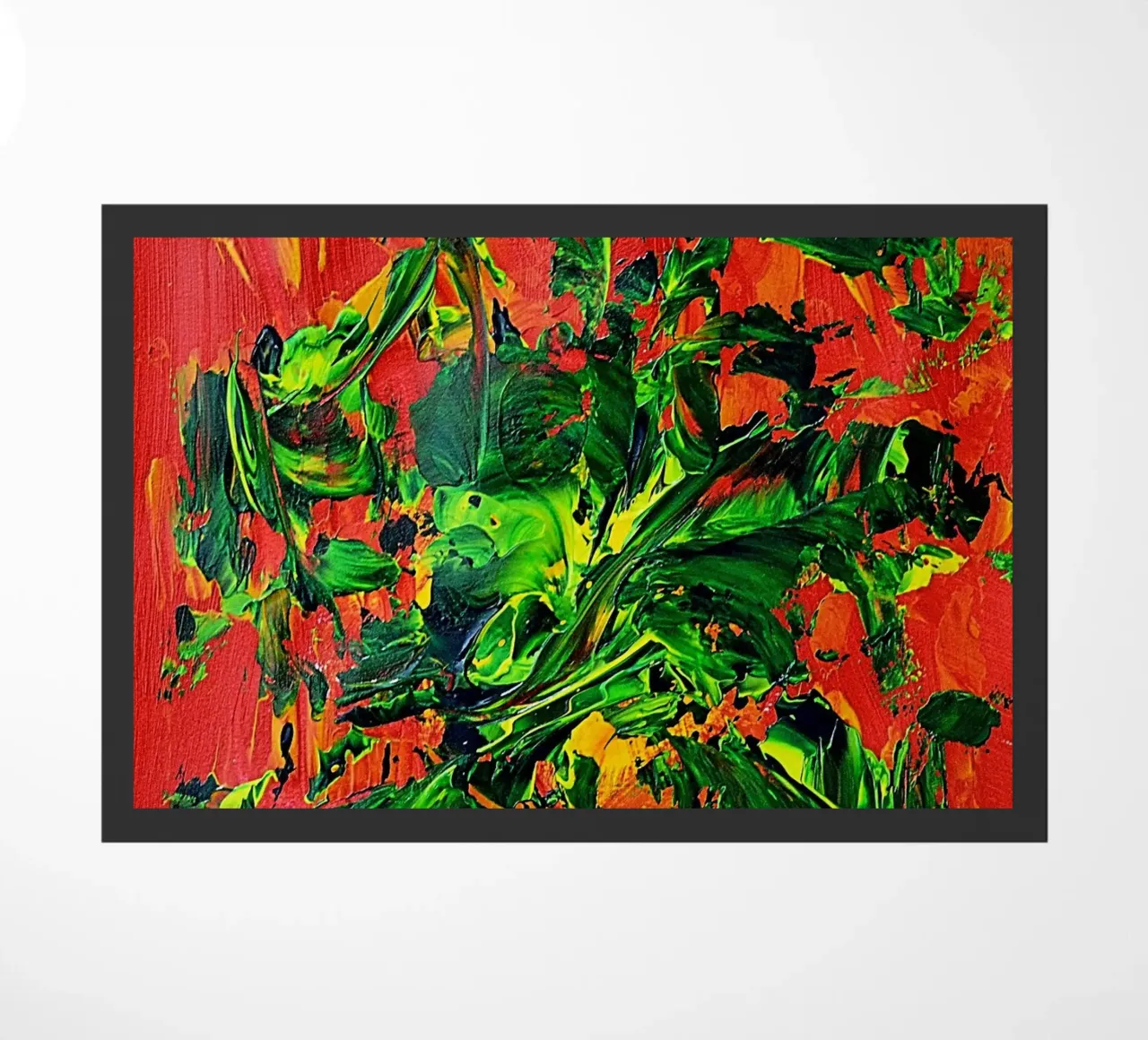 IDEAL GIFT 21 doormat by Thierry Vobmann Abstract painting