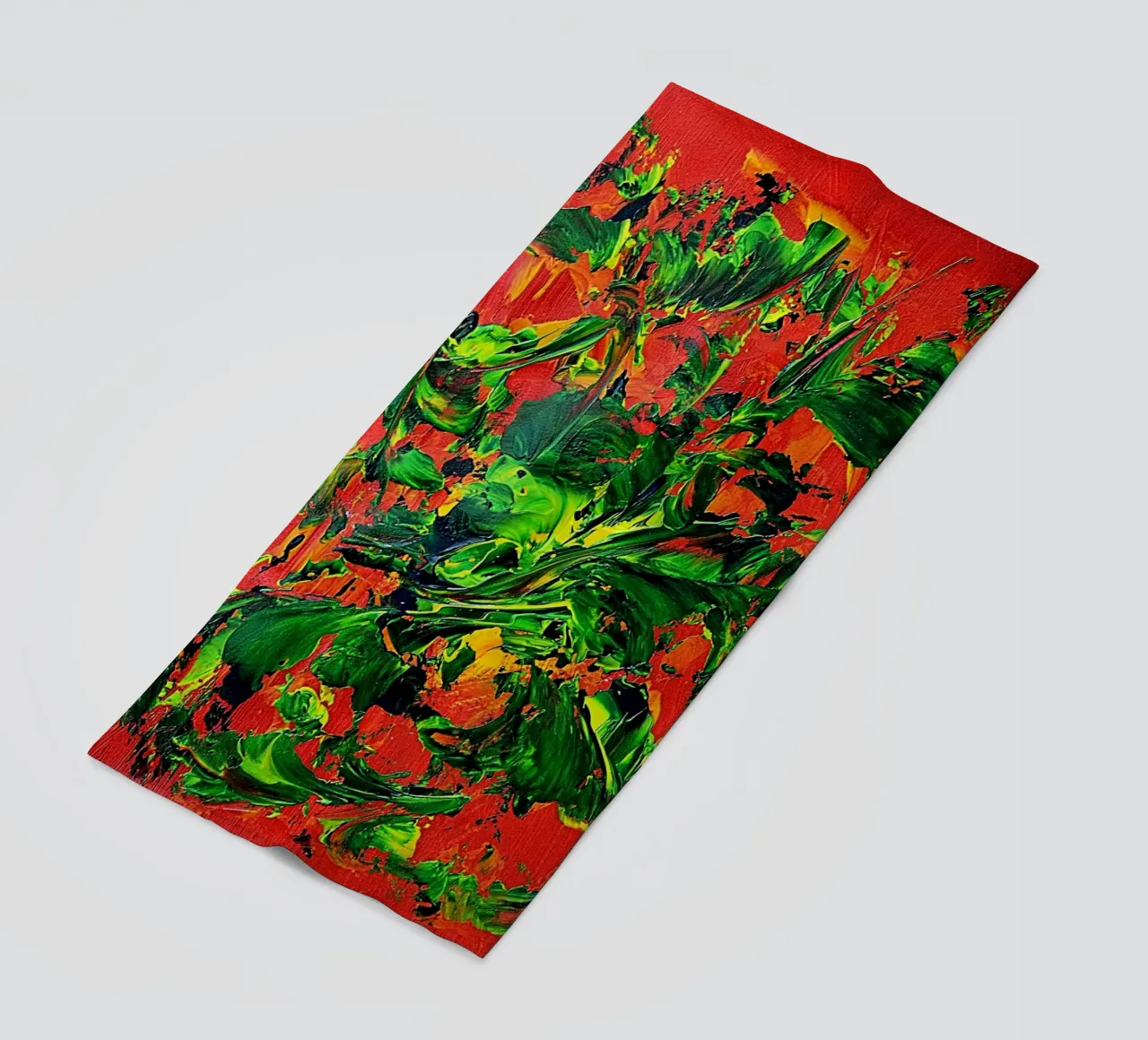 IDEAL GIFT 21 beach towel by Thierry Vobmann Abstract painting