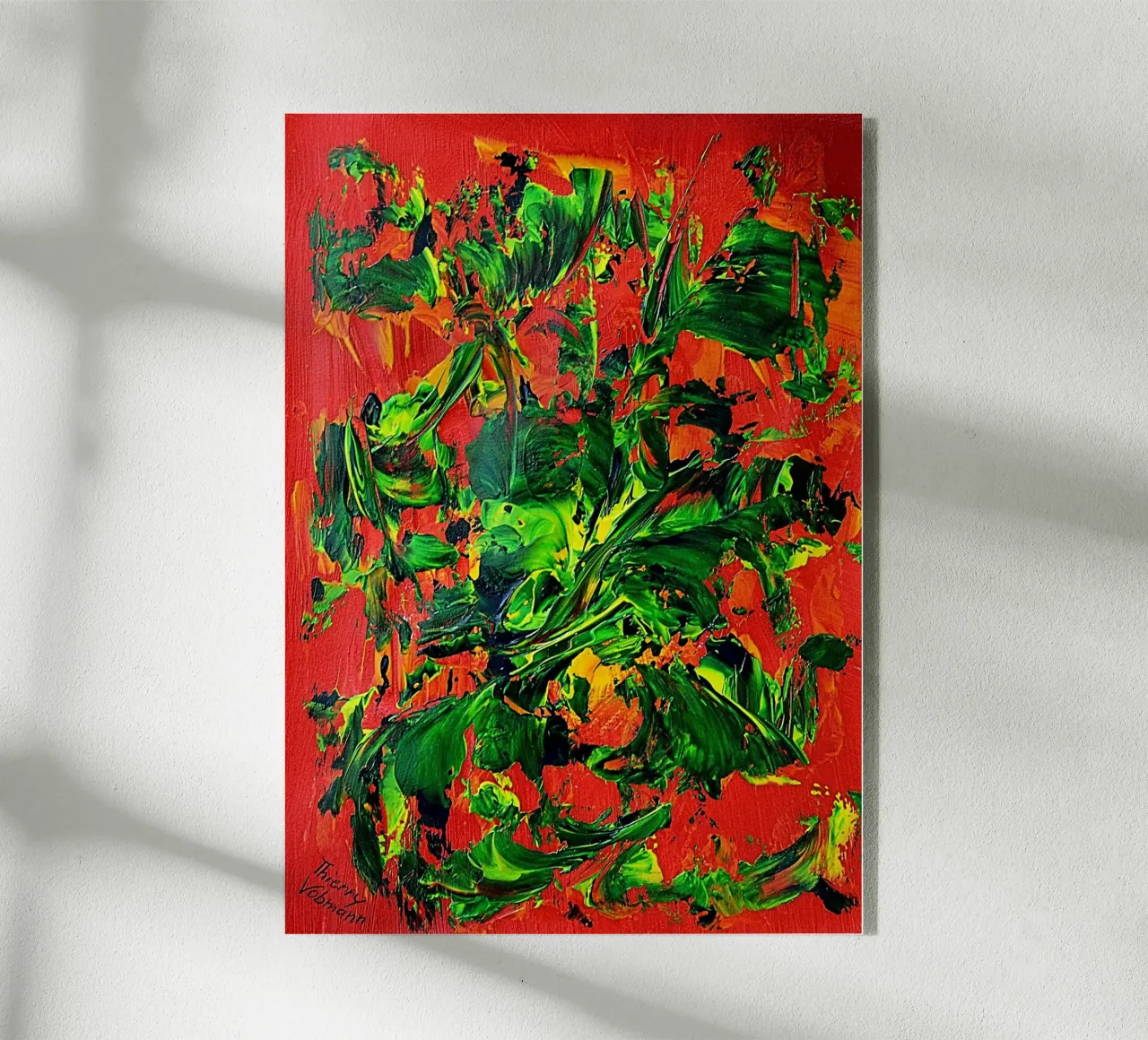 IDEAL GIFT 21 acrylic glass by Thierry Vobmann Abstract painting
