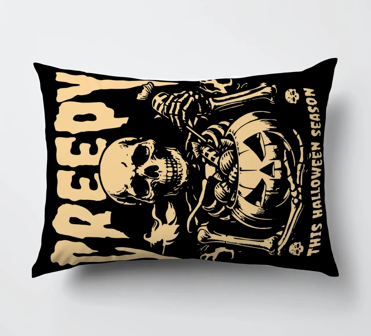 Creepy This Hallowen Season decorative cushion by Gunawan Rb