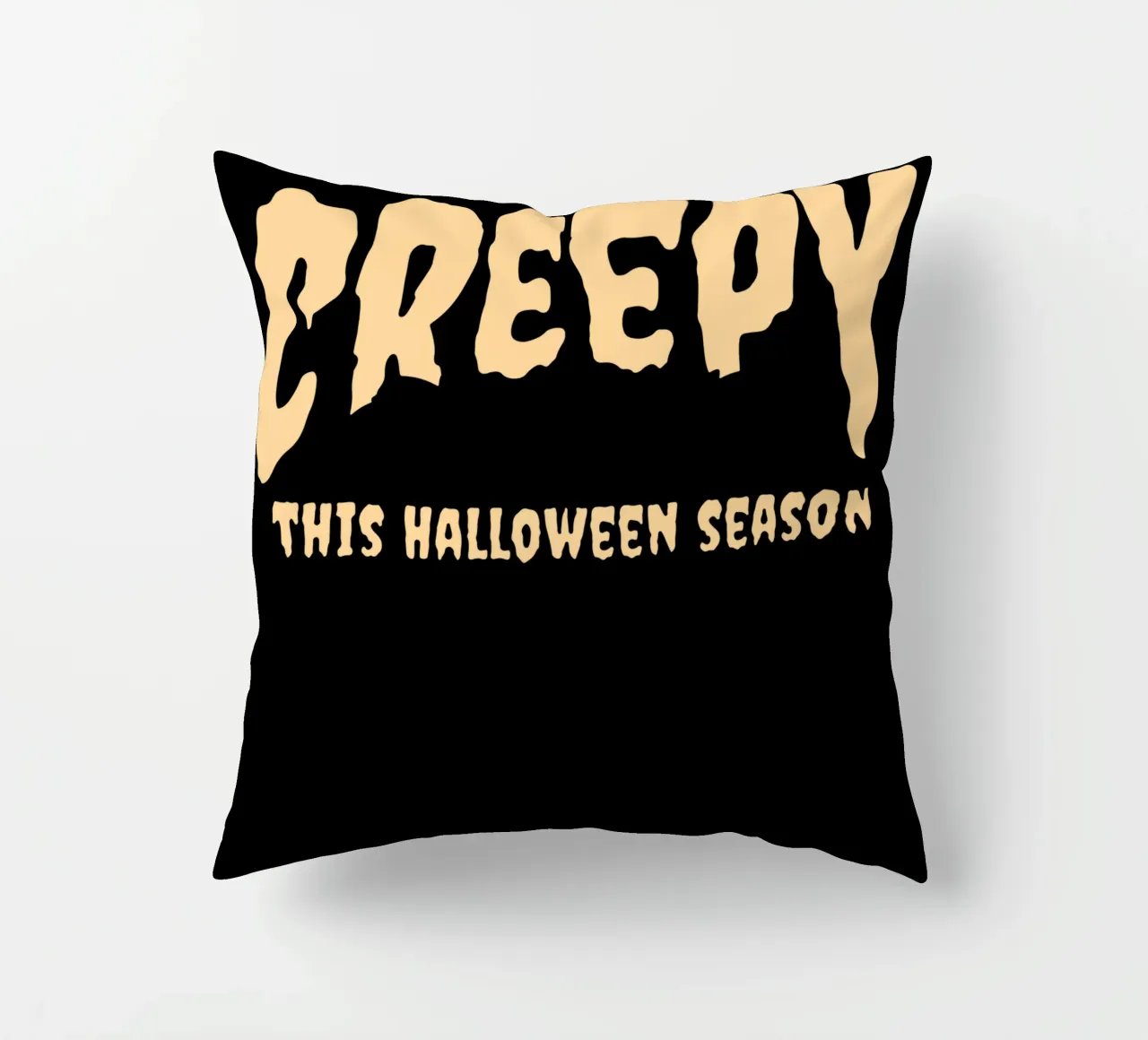 Creepy This Hallowen Season decorative cushion by Gunawan Rb