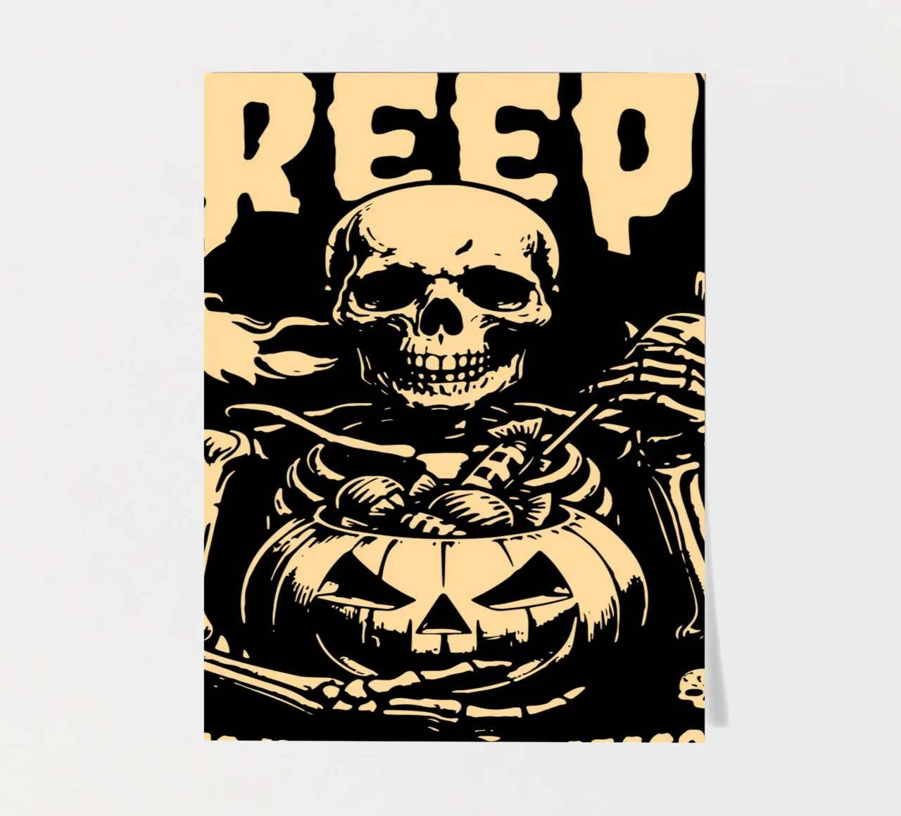 Creepy This Hallowen Season sticker sheet by Gunawan Rb