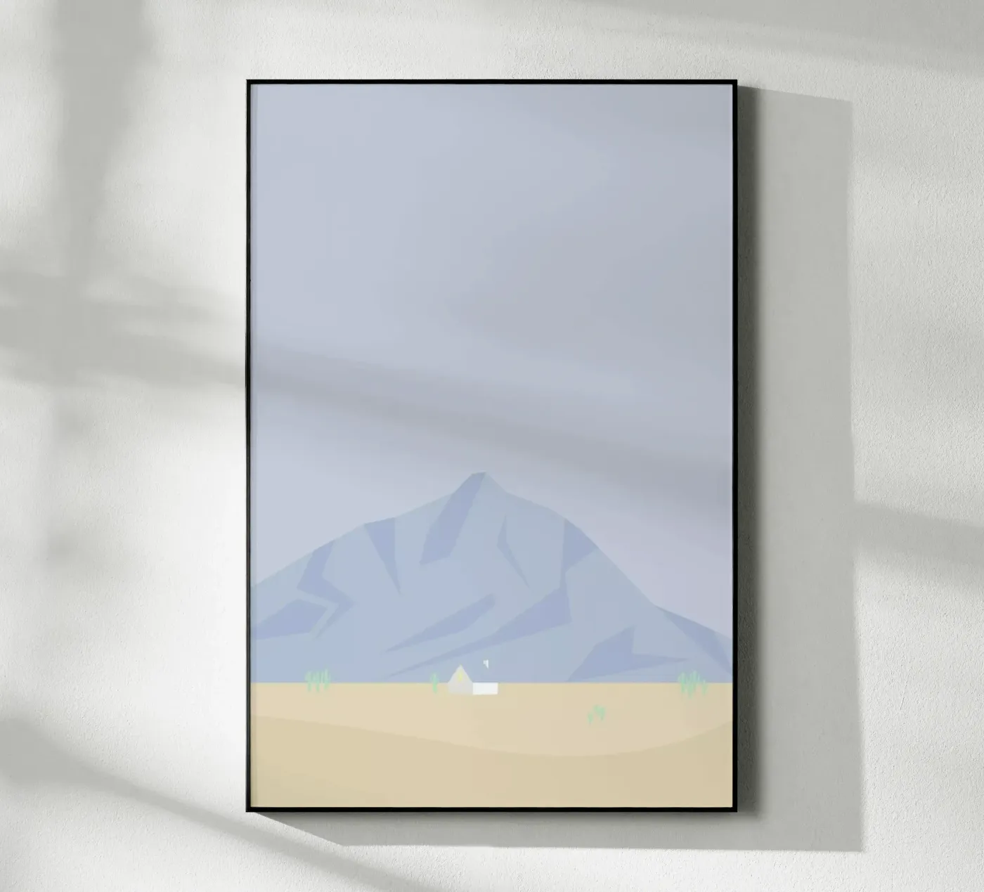 Hus No. 3 acryl van Swen Swensøn