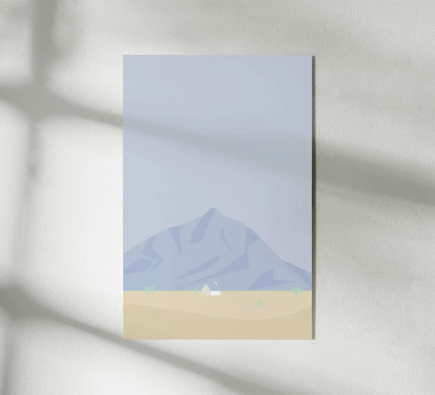 Hus No. 3 acryl van Swen Swensøn