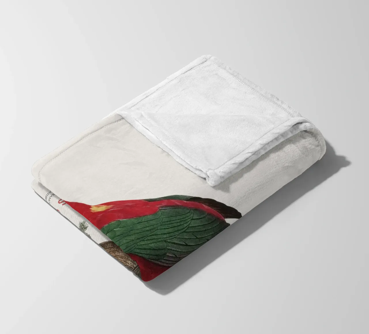 Lorius Garrulus o Lorius Garrulus coperta in pile da Vintagrafica