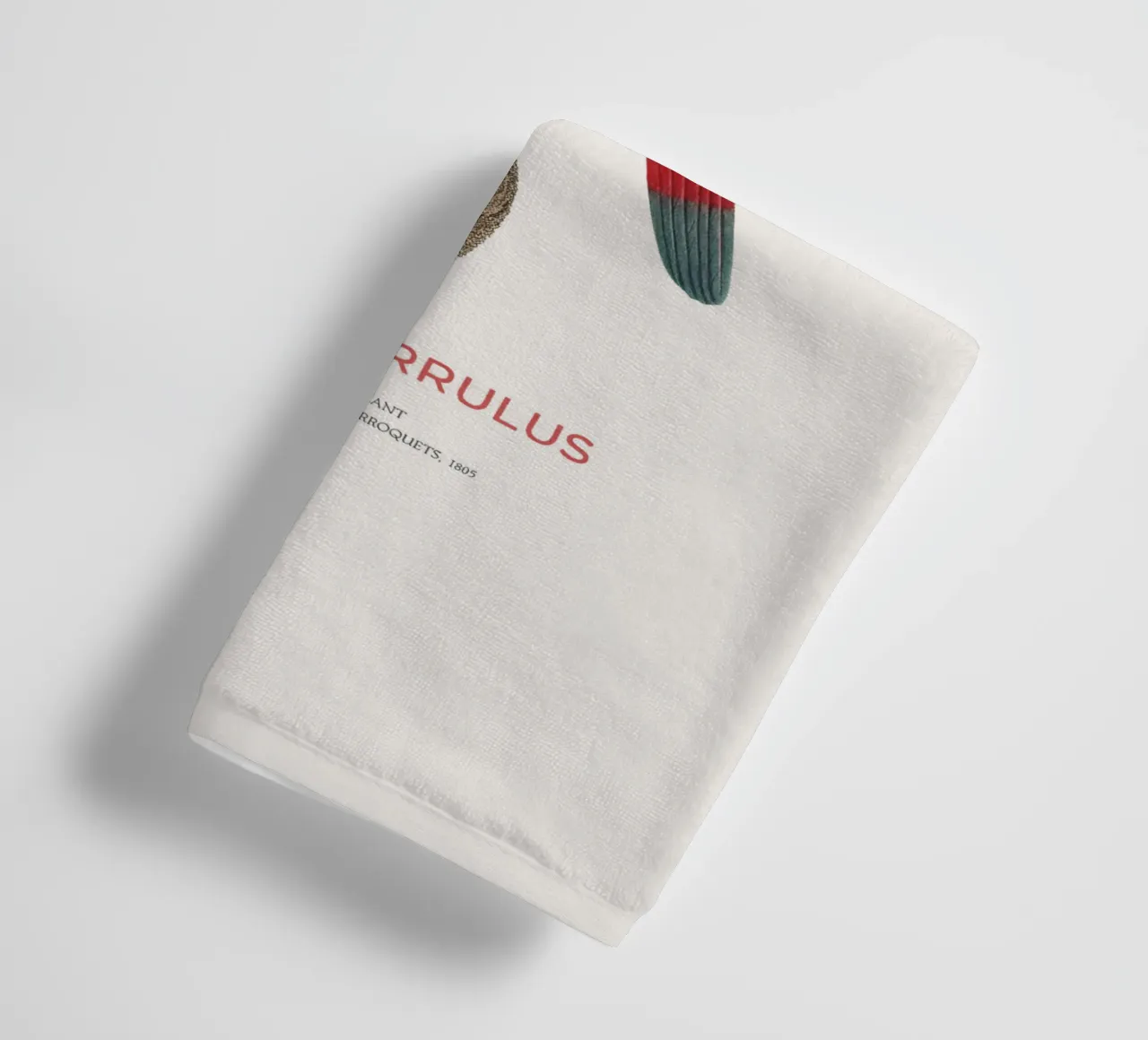 Schwätzerlori oder Lorius Garrulus Handtuch von Vintagrafica