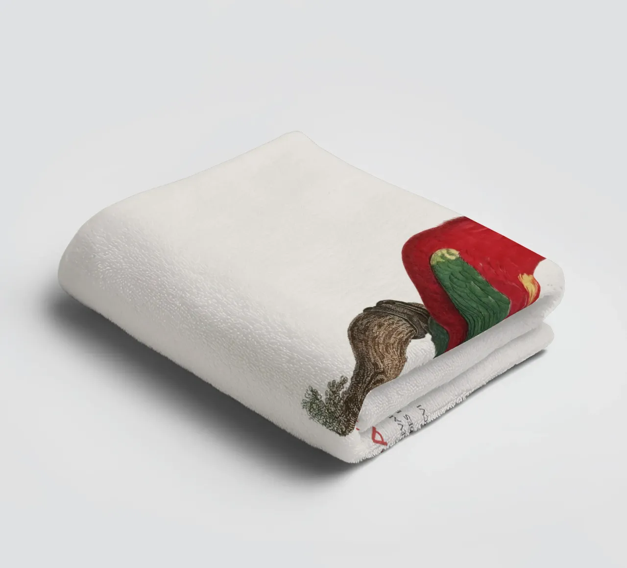 Schwätzerlori oder Lorius Garrulus Handtuch von Vintagrafica