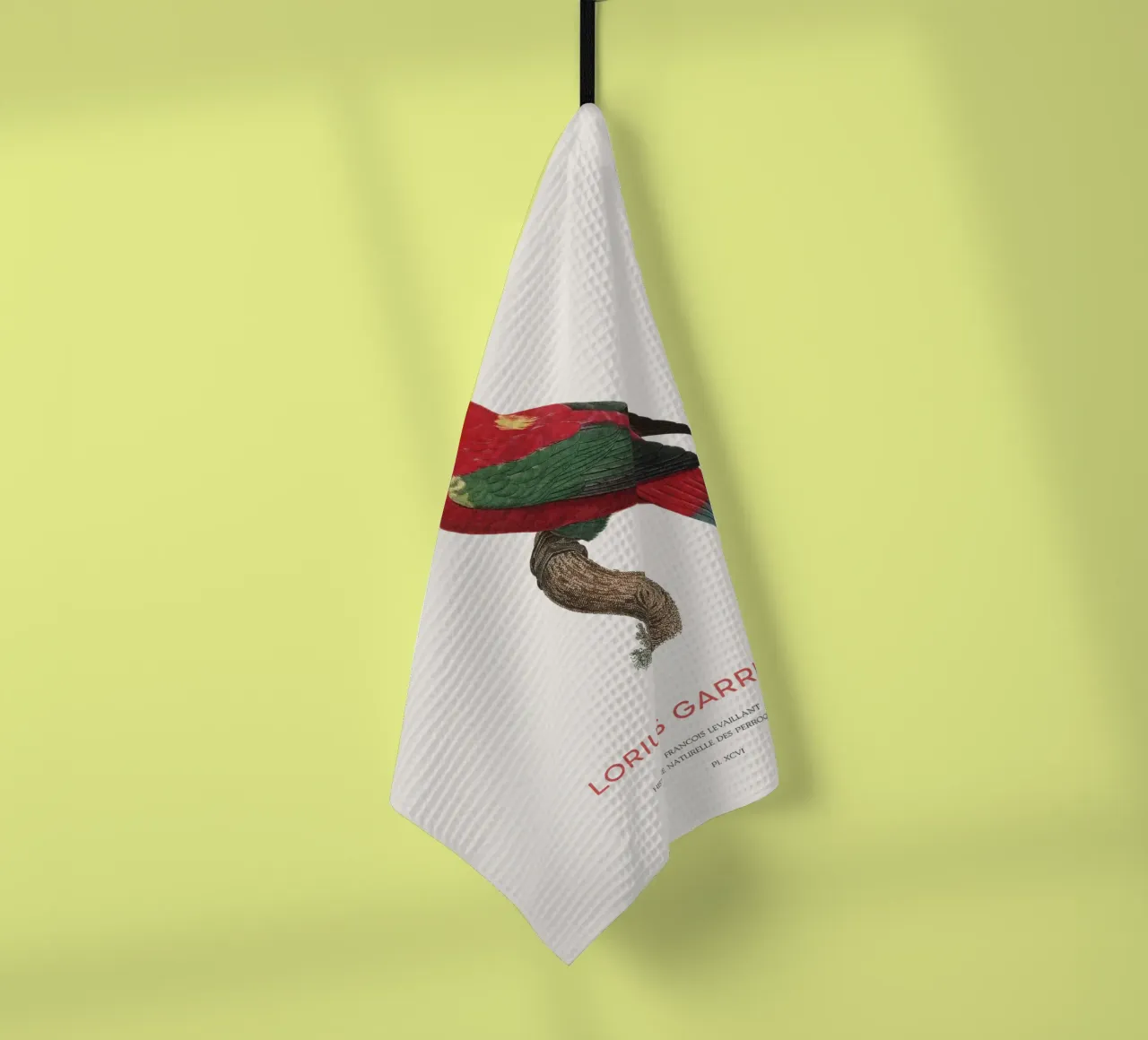 Lorius Garrulus o Lorius Garrulus canovaccio da cucina da Vintagrafica