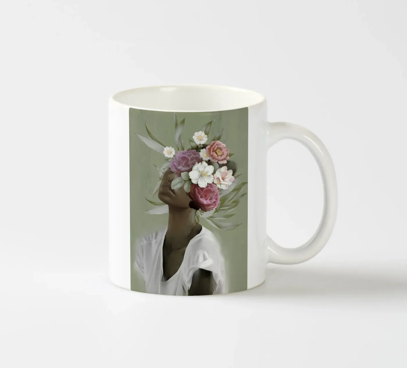 Bloom 9 ceramic mug by dada22