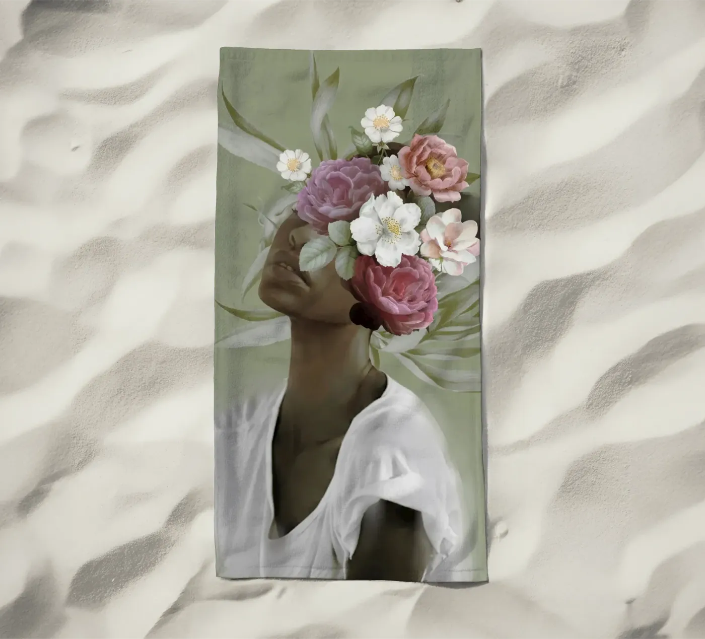 Bloom 9 strandhanddoek van dada22