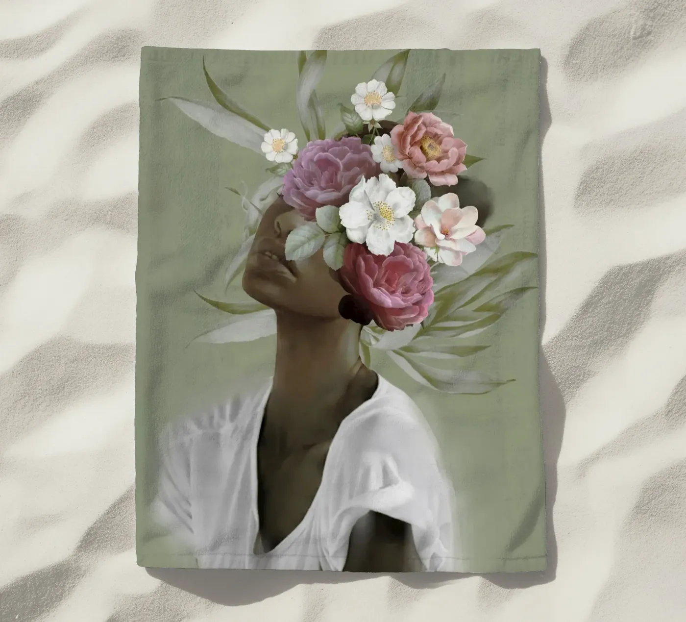 Bloom 9 strandhanddoek van dada22