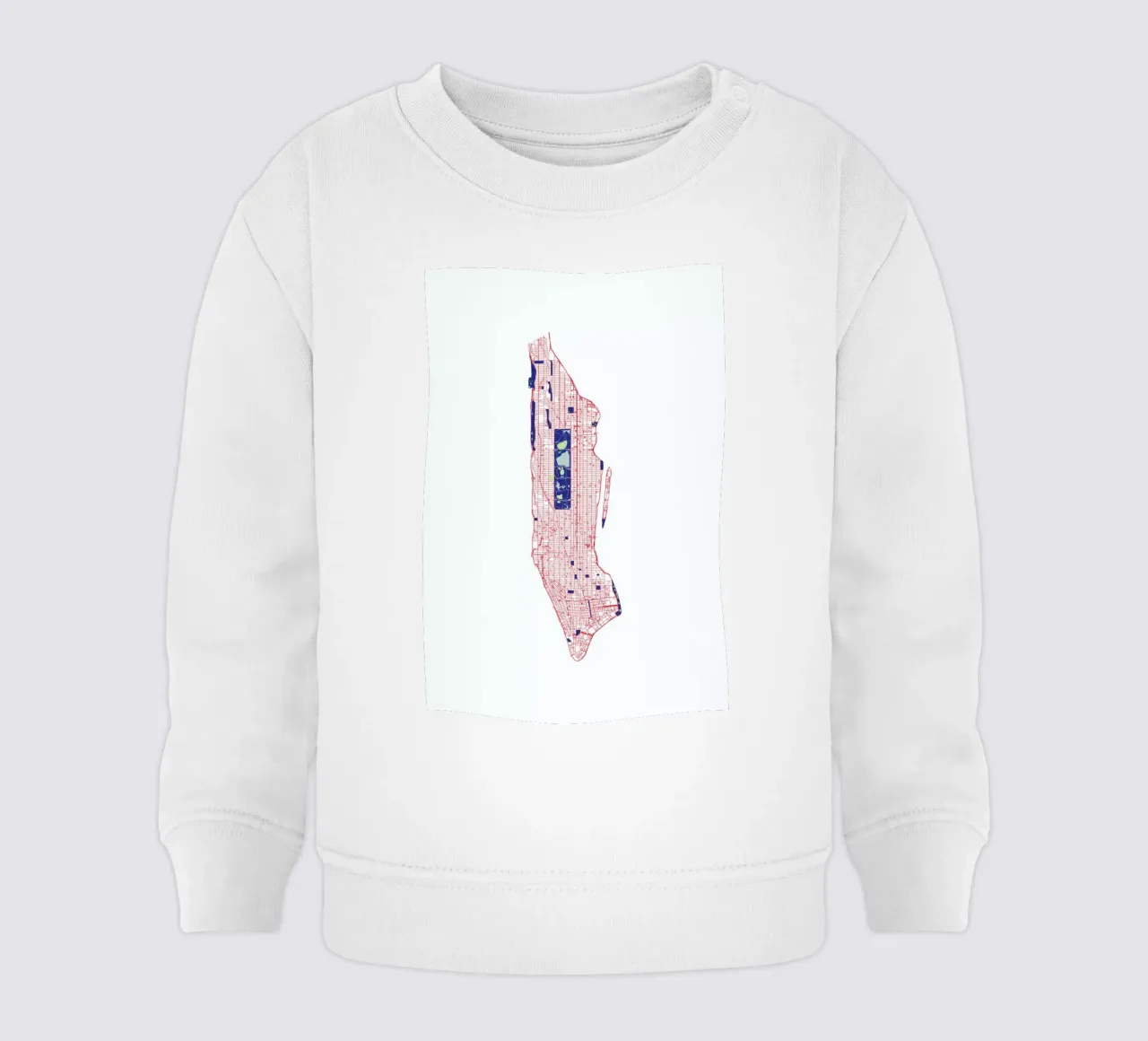 Manhattan Grid felpa neonato da Mattygug