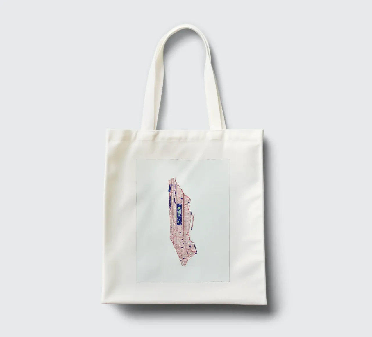 Manhattan Grid borsa in juta da Mattygug