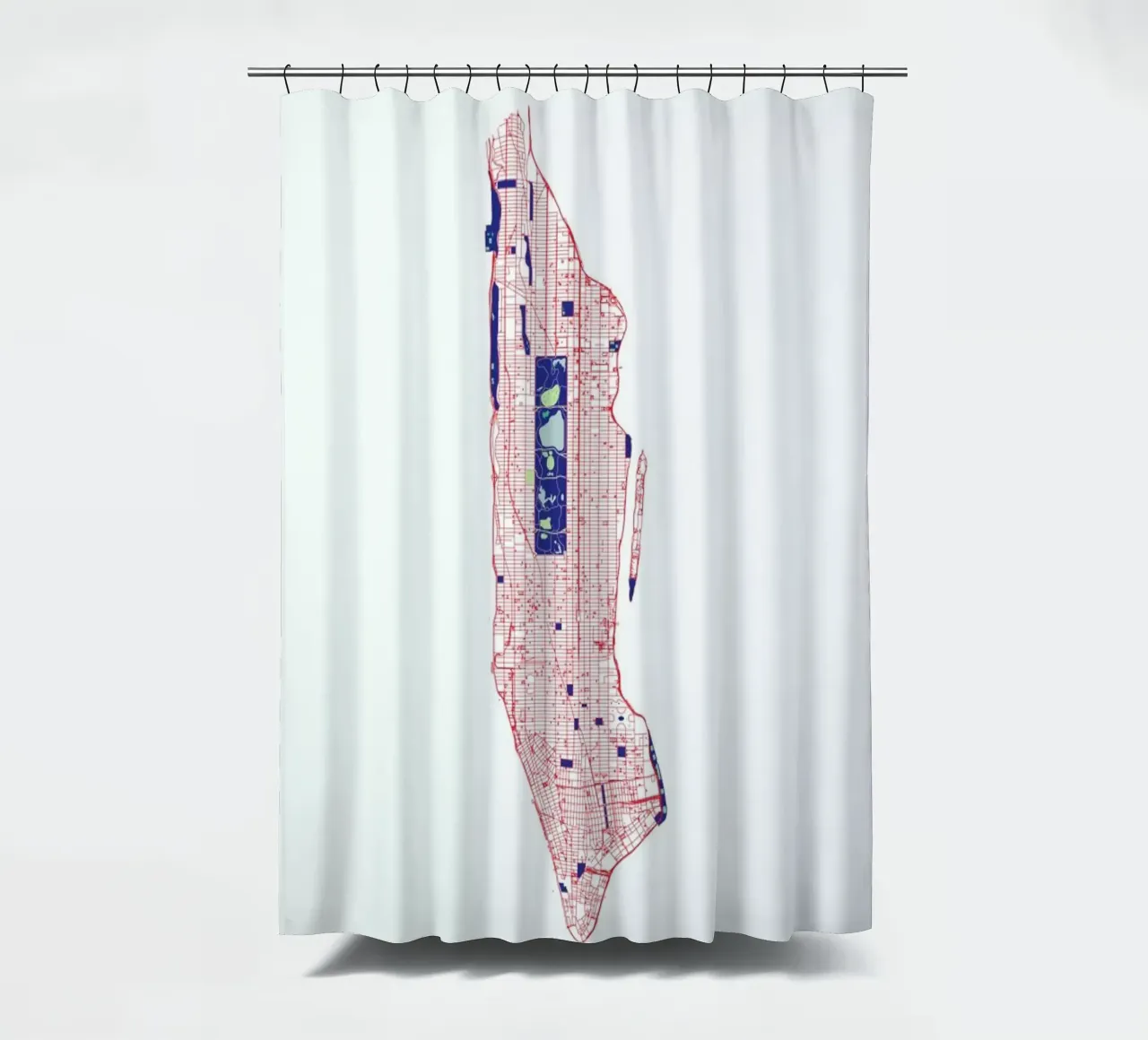 Manhattan Grid douchegordijn van Mattygug