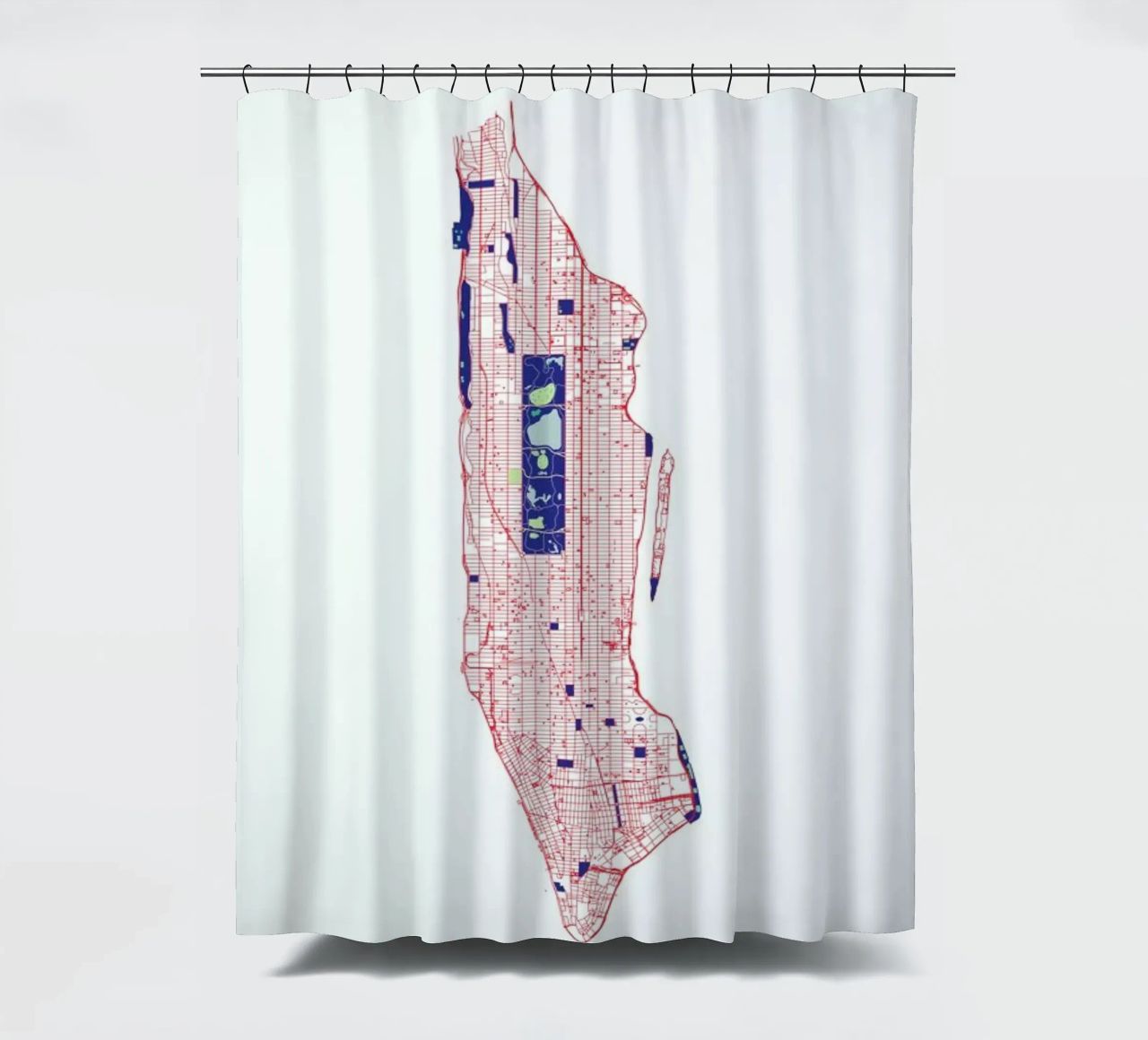Manhattan Grid Duschvorhang von Mattygug