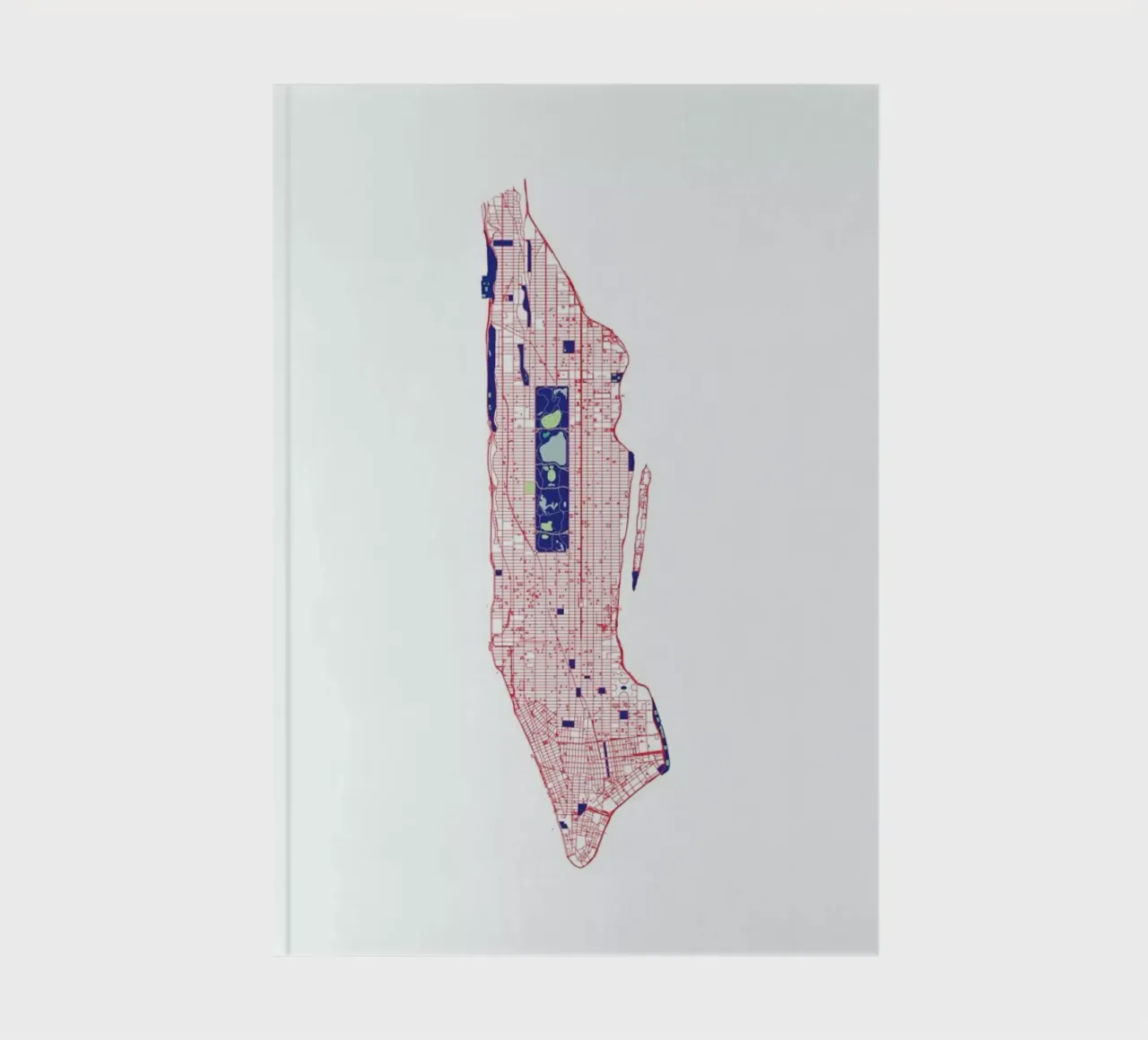 Manhattan Grid Notizbuch von Mattygug