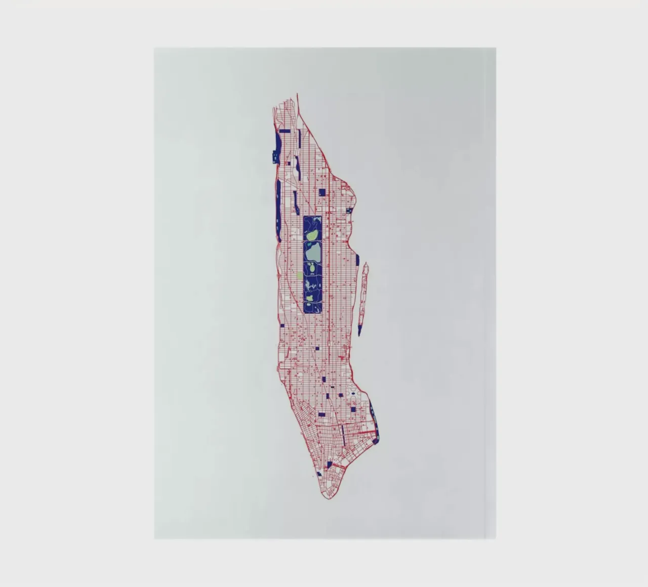 Manhattan Grid Notizbuch von Mattygug