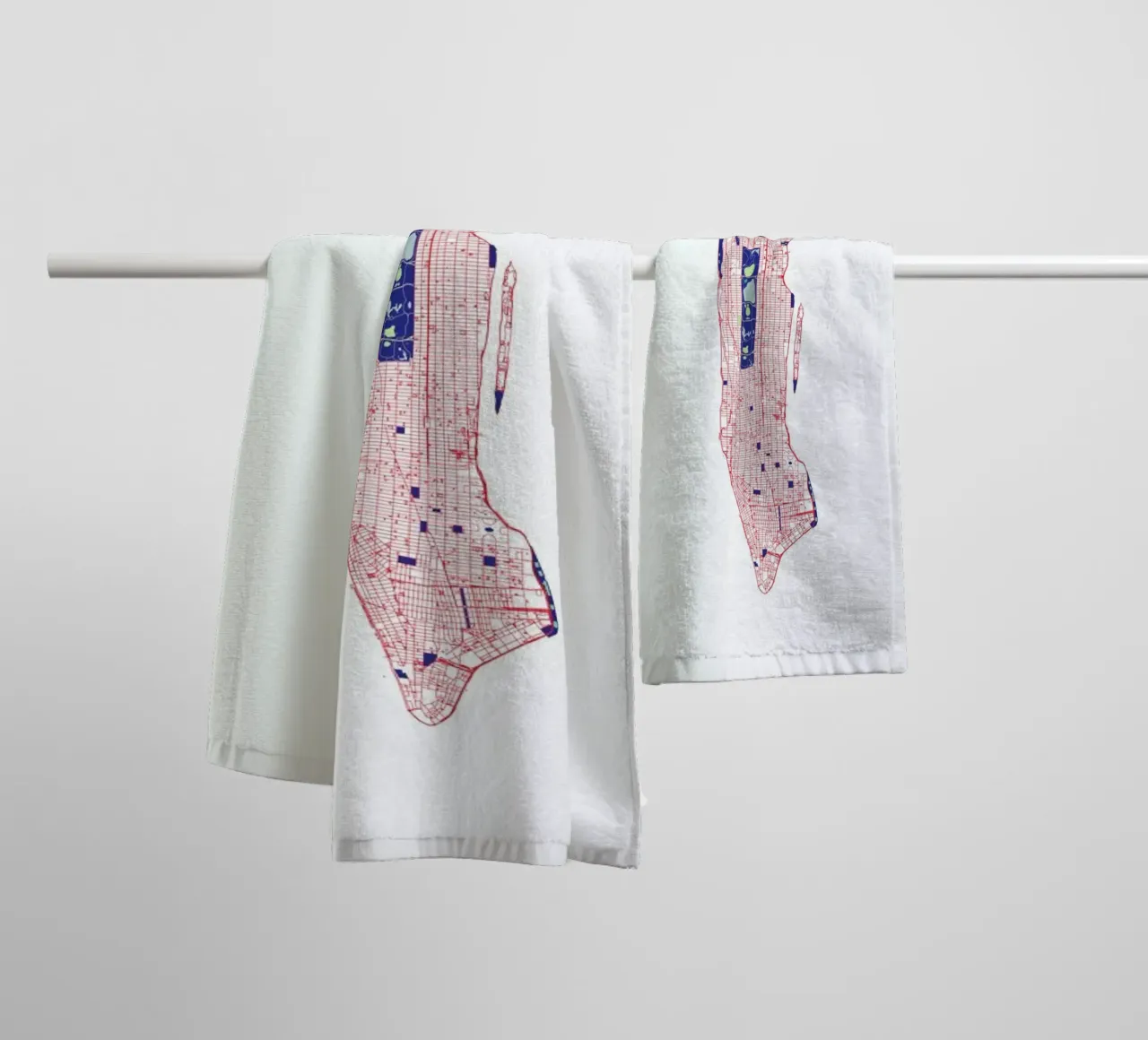 Manhattan Grid towel by Mattygug