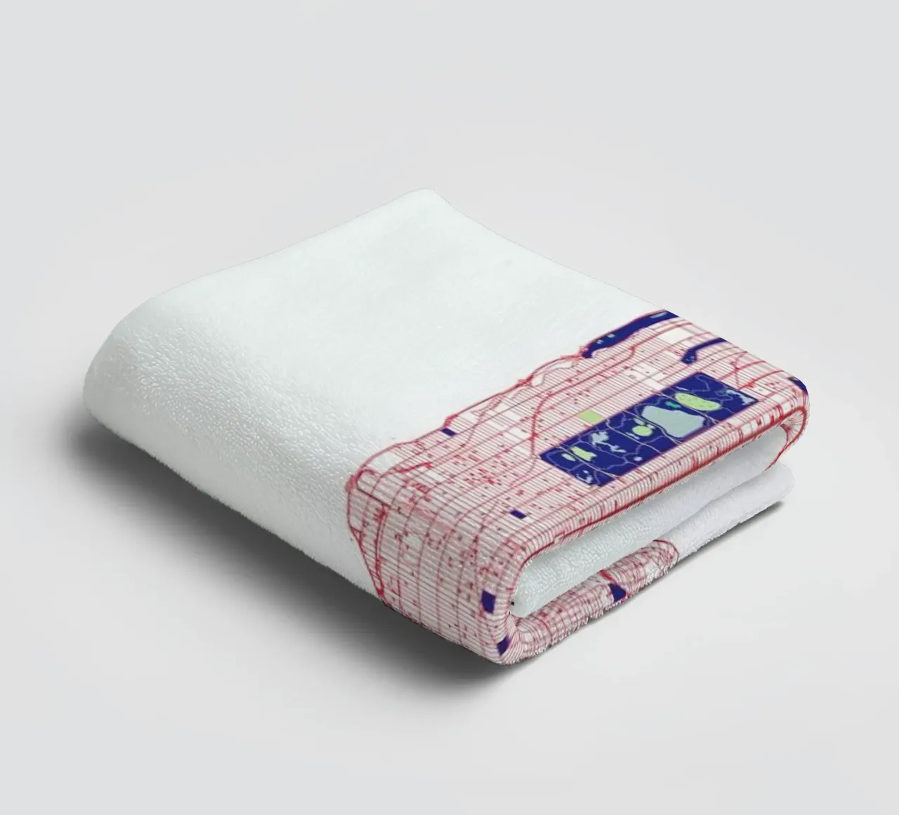 Manhattan Grid towel by Mattygug