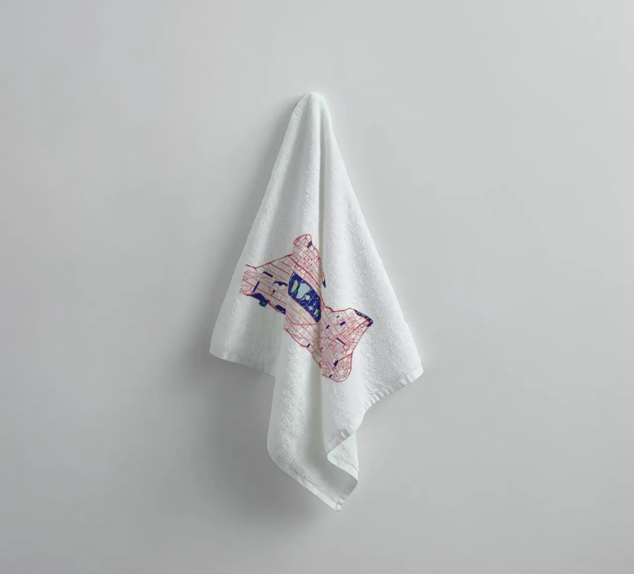 Manhattan Grid towel by Mattygug